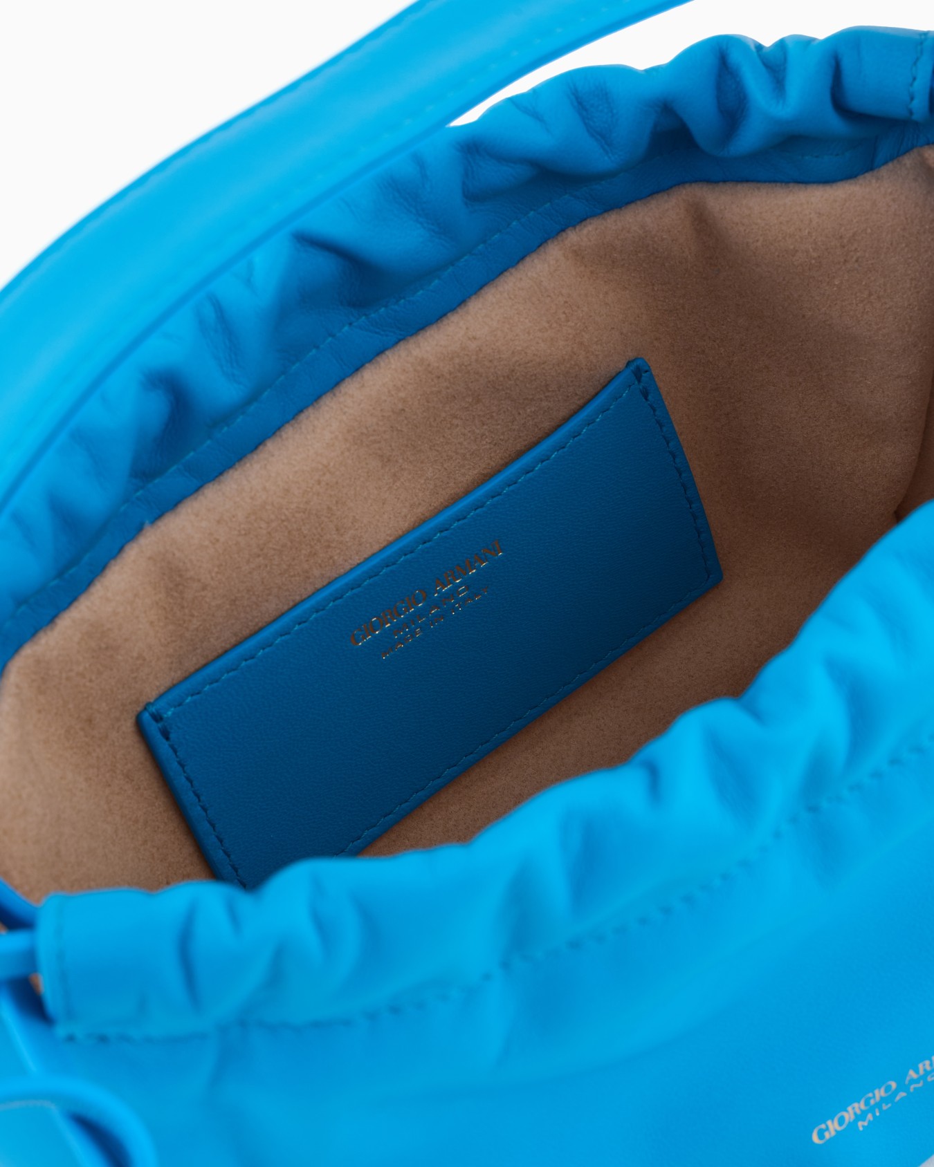 Petit sac seau en cuir nappa ASV Diapositive 3