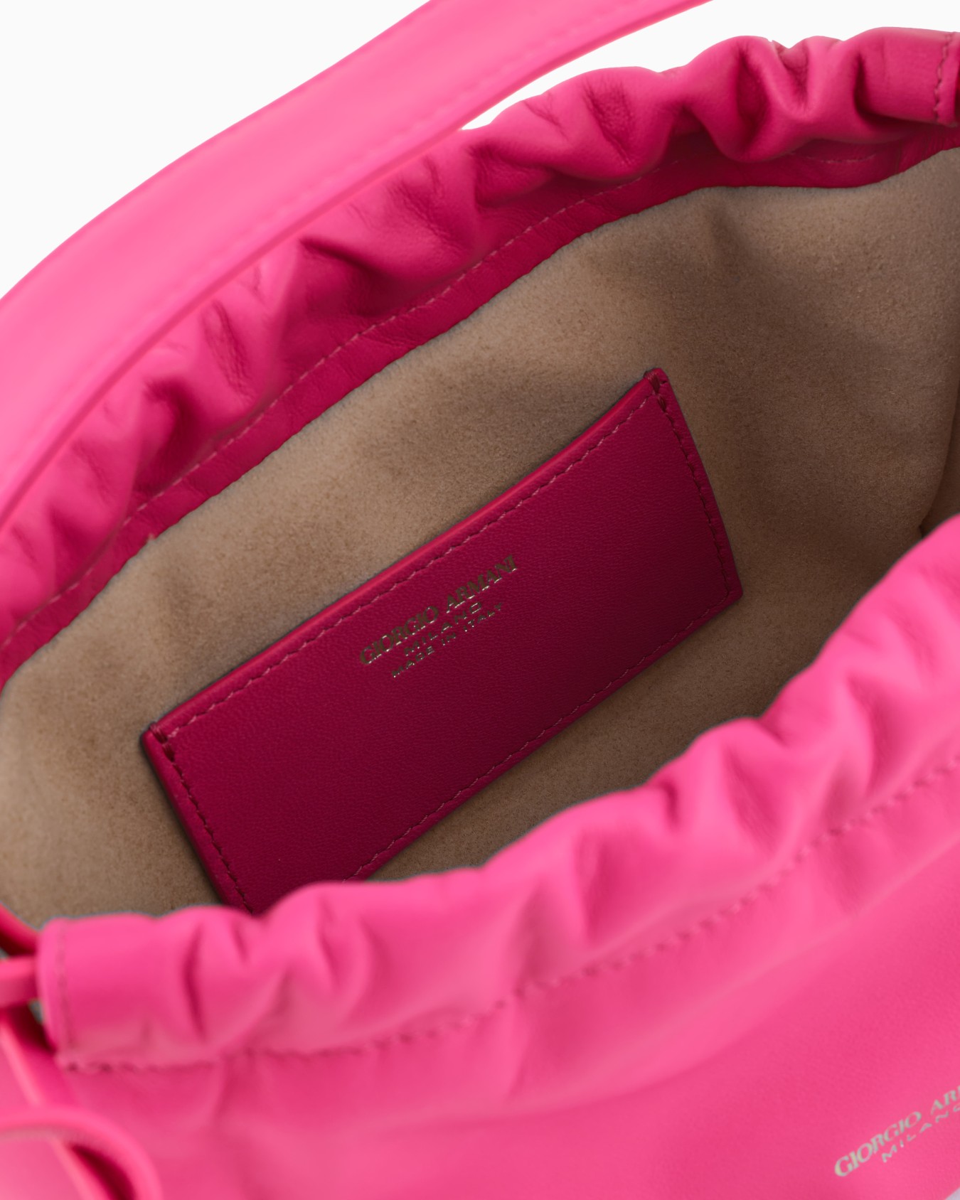 ASV small nappa leather bucket bag Slide 3