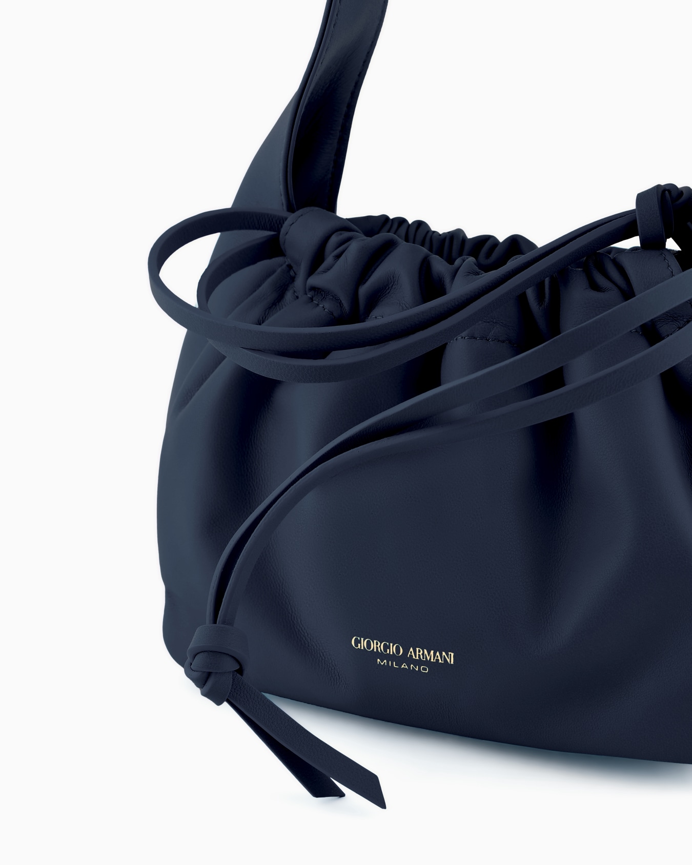 Petit sac seau en cuir nappa ASV Diapositive 4