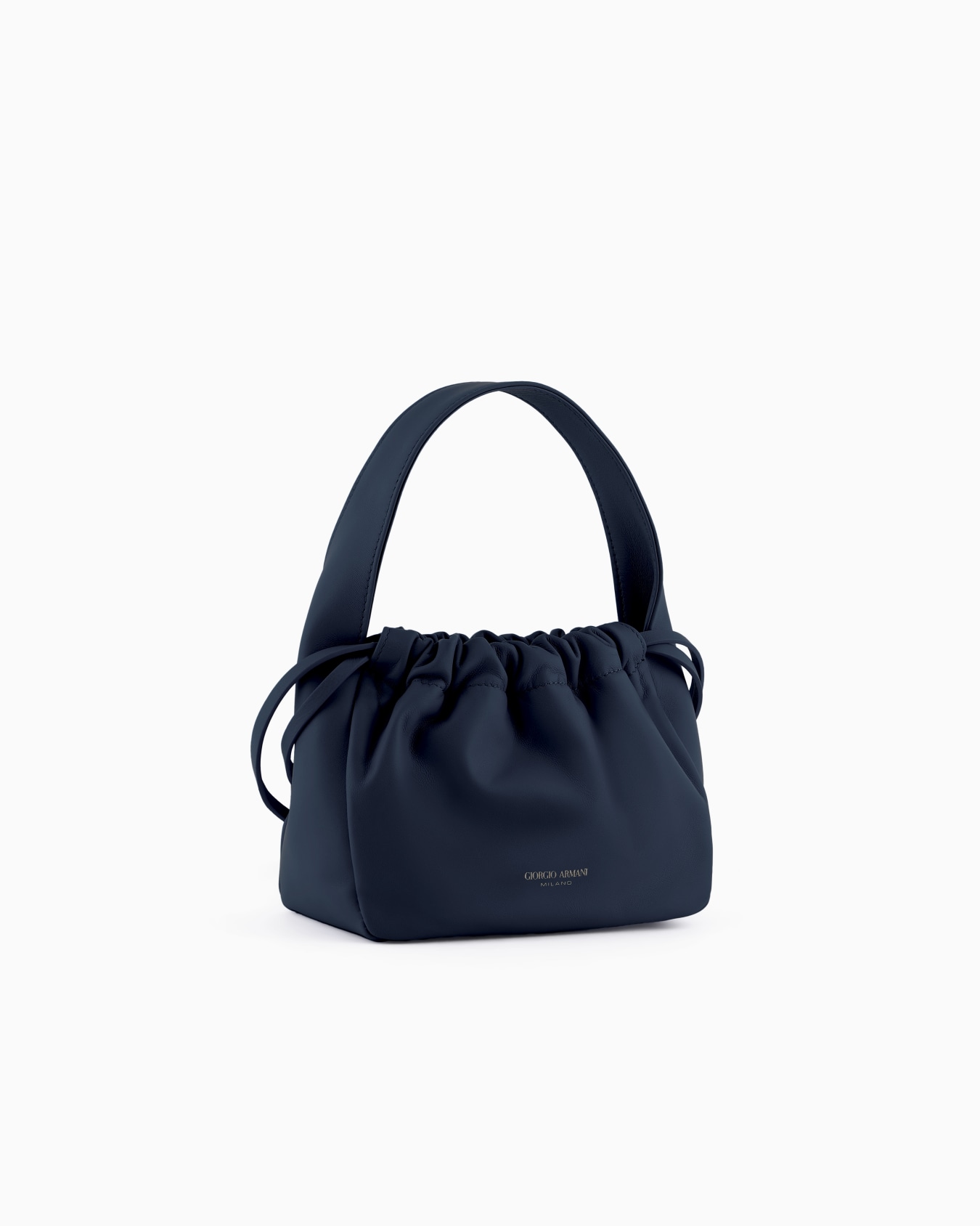 Petit sac seau en cuir nappa ASV Diapositive 1