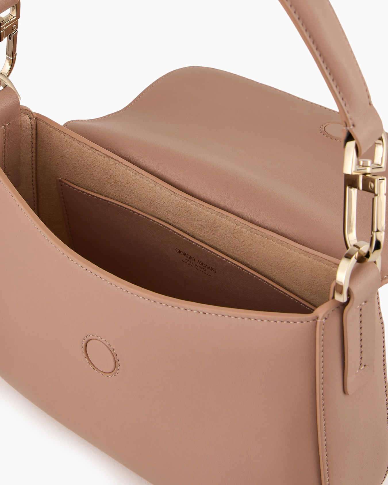 Small la Prima soft baguette bag in nappa leather Slide 3