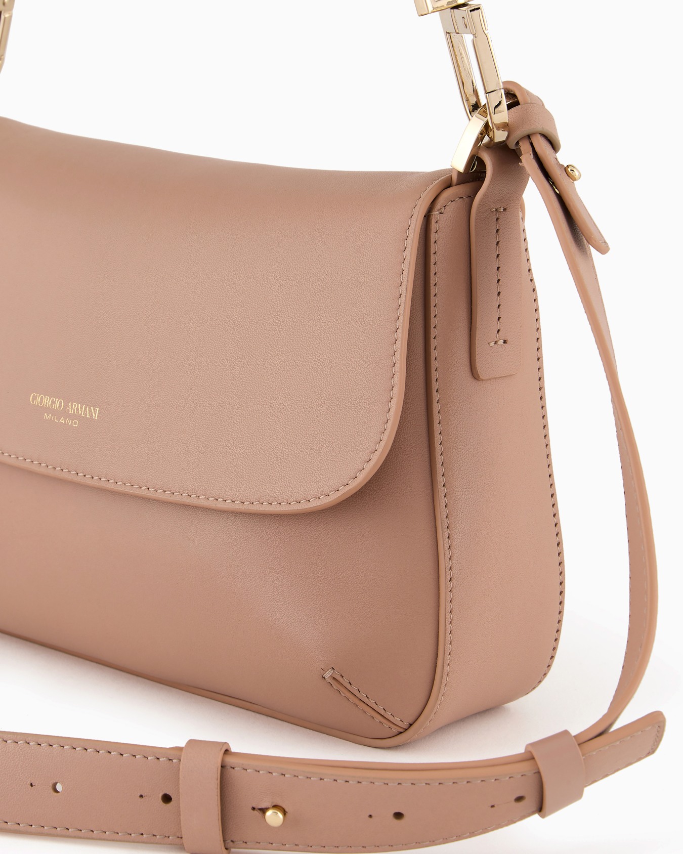 Small la Prima soft baguette bag in nappa leather Slide 4