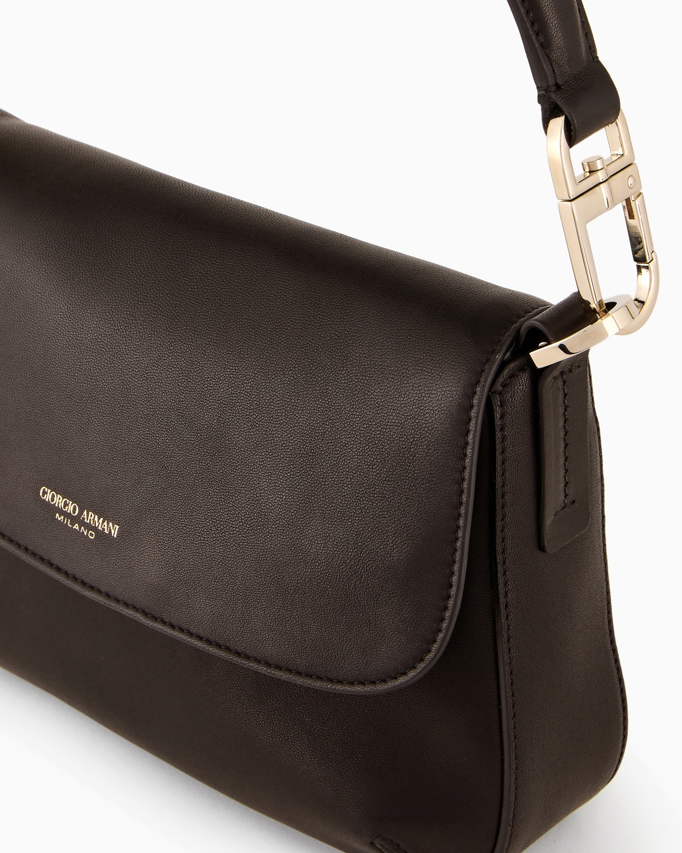 Small la Prima soft baguette bag in nappa leather Slide 4