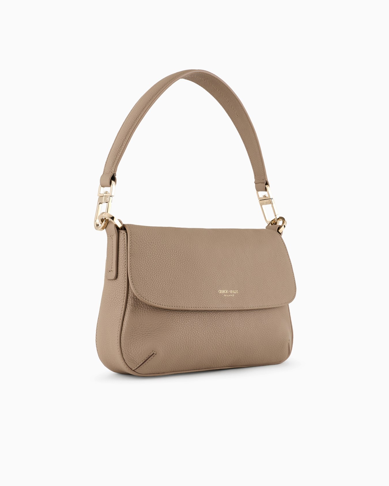 Small la Prima Soft bag in pebbled leather Slide 1
