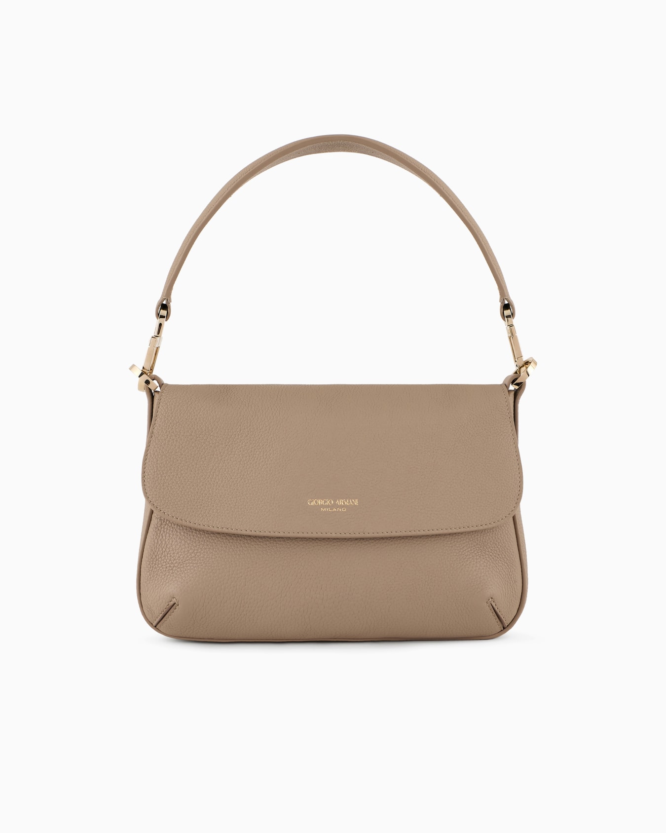 Small la Prima Soft bag in pebbled leather Slide 0
