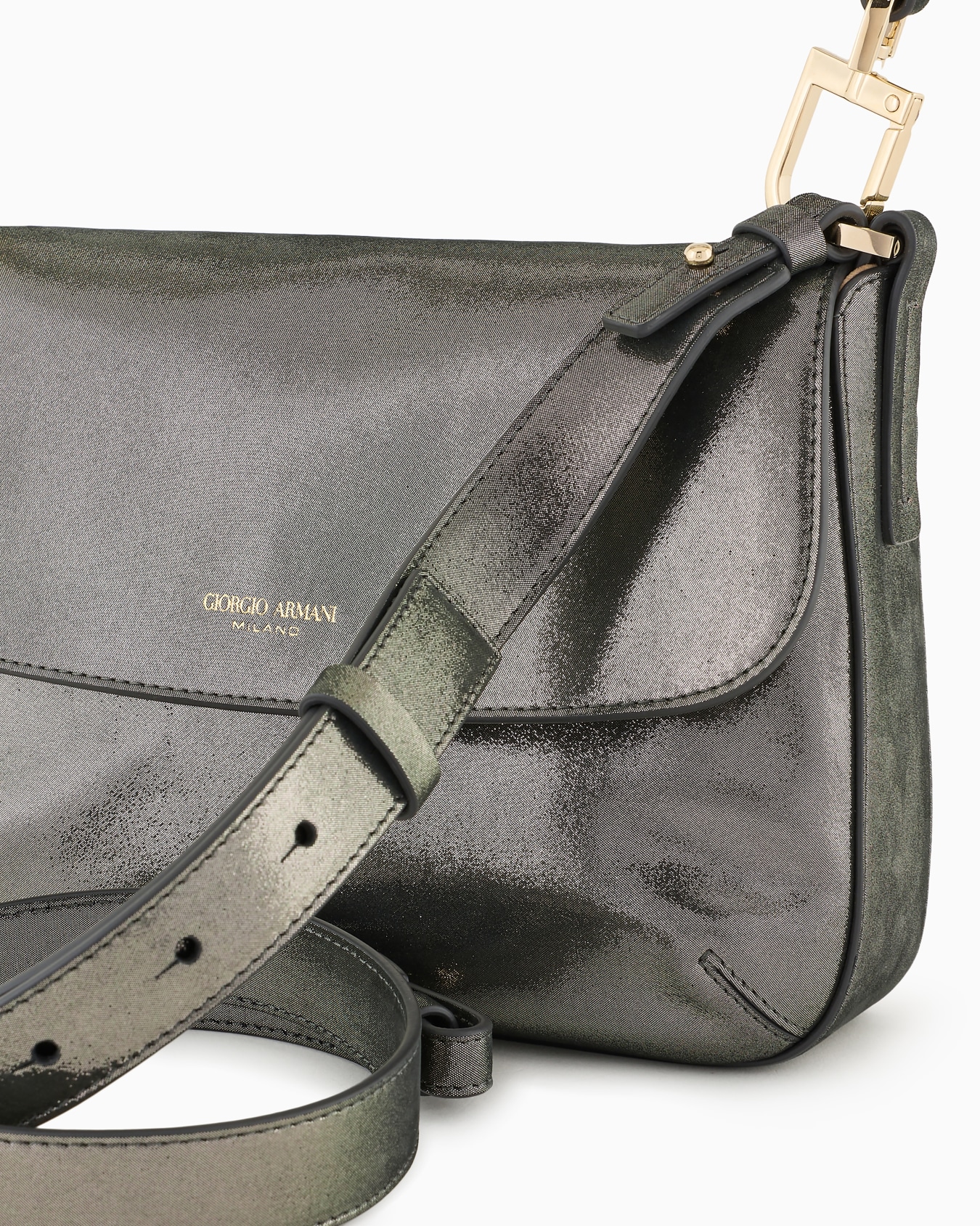 Petit sac à main la Prima Soft en nubuck brillant Diapositive 4