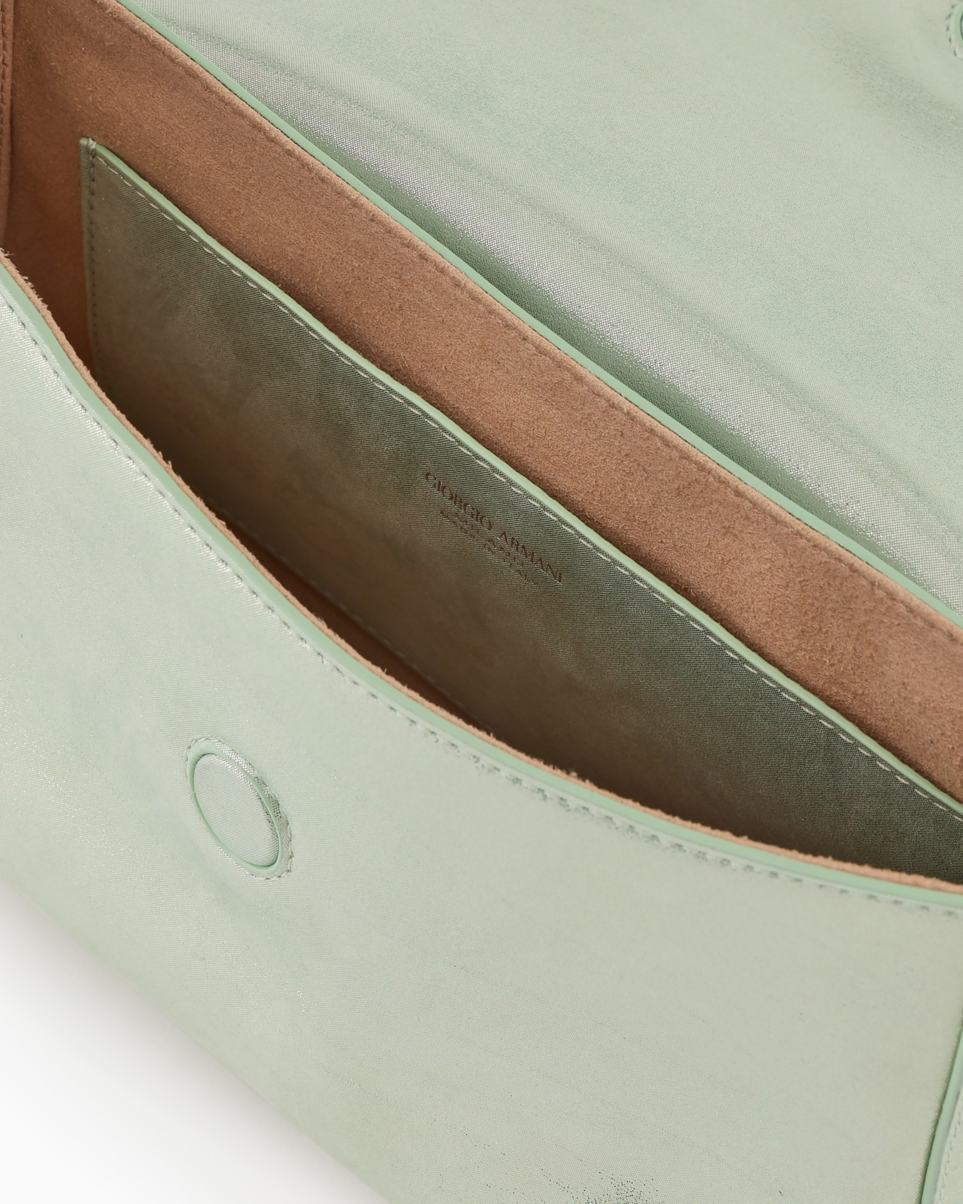 La Prima Soft small baguette bag in shiny nubuck Slide 3