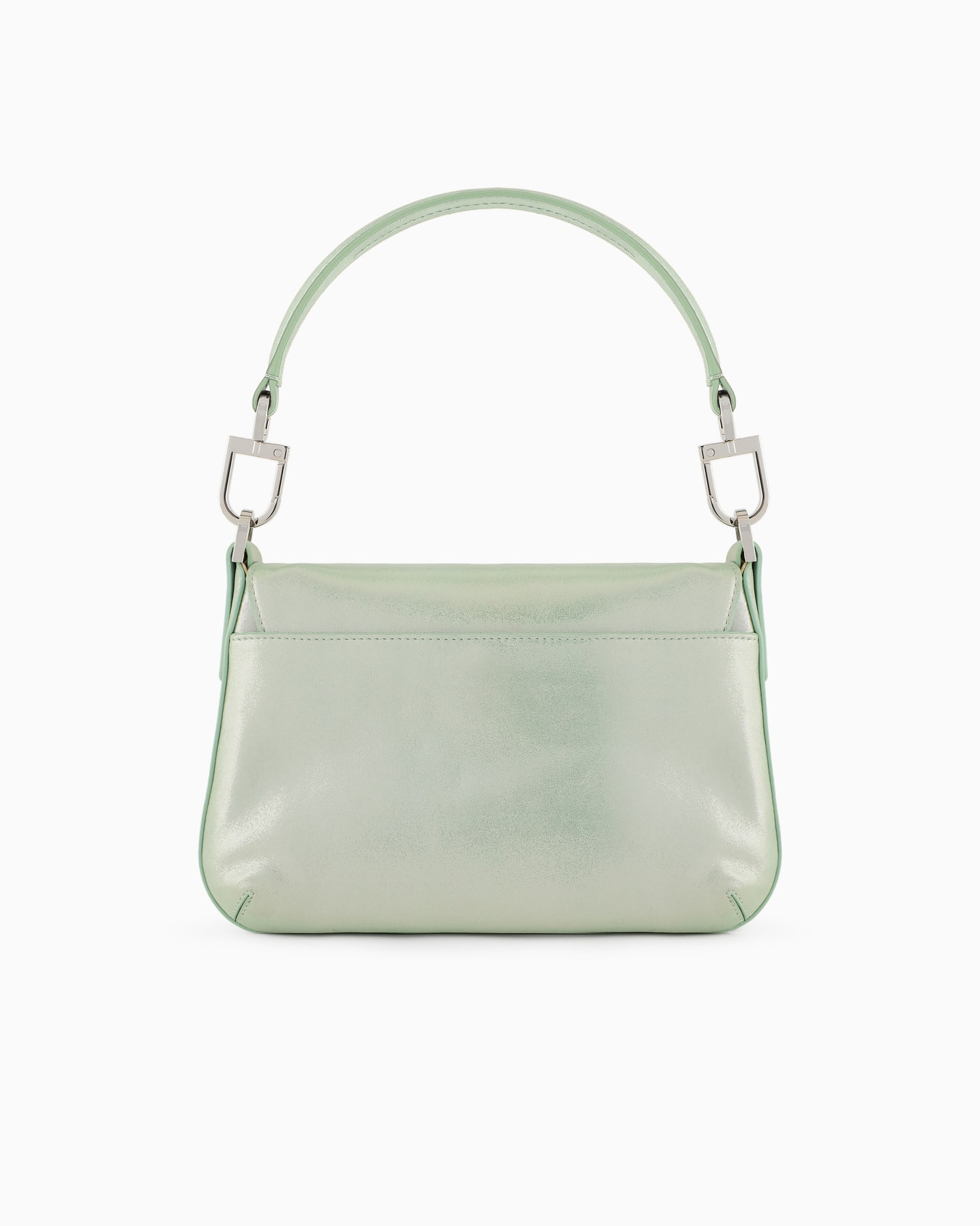 La Prima Soft small baguette bag in shiny nubuck Slide 2