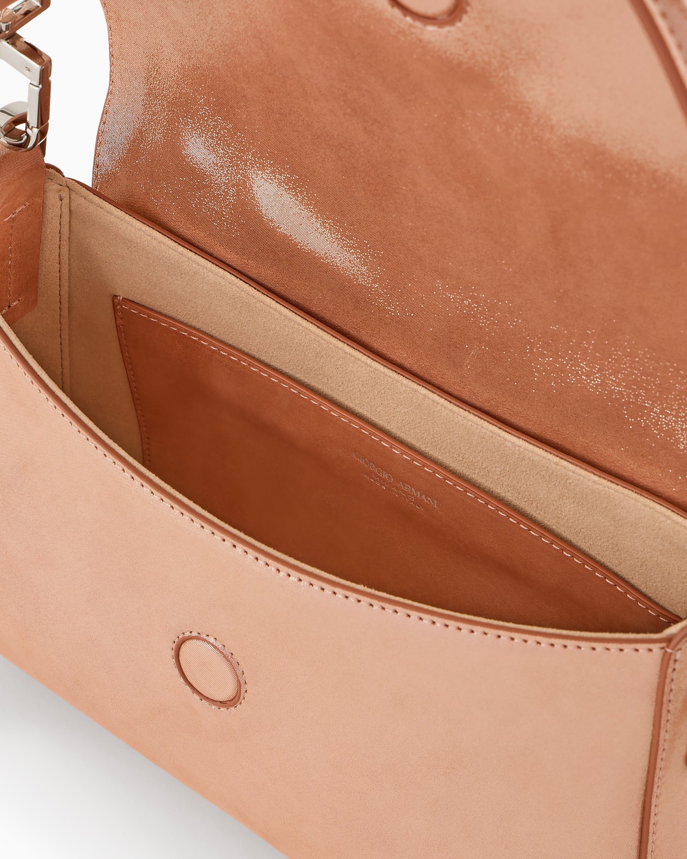Petit sac à main la Prima souple en nubuck brillant Diapositive 3