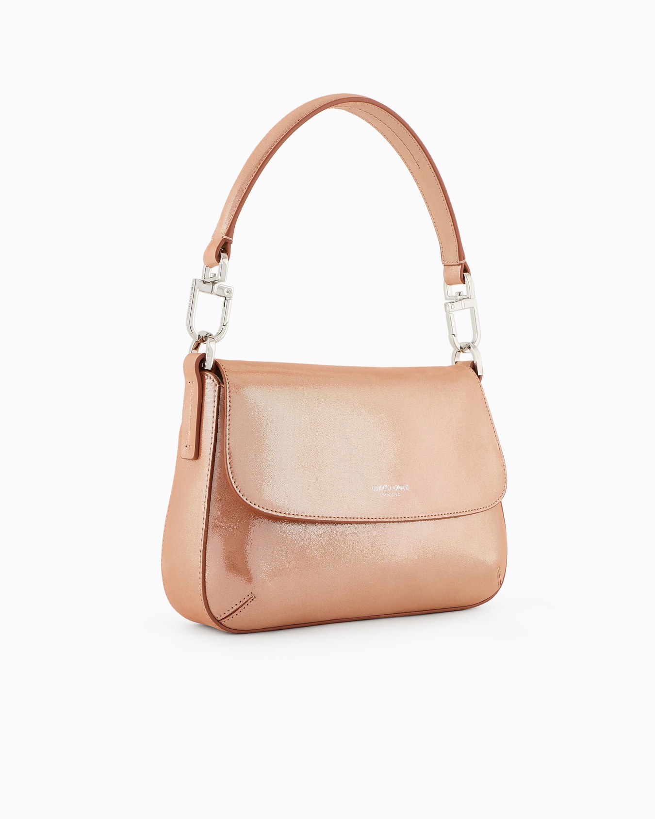 Borsa a mano piccola la Prima Soft in nabuk brillante Slide 1