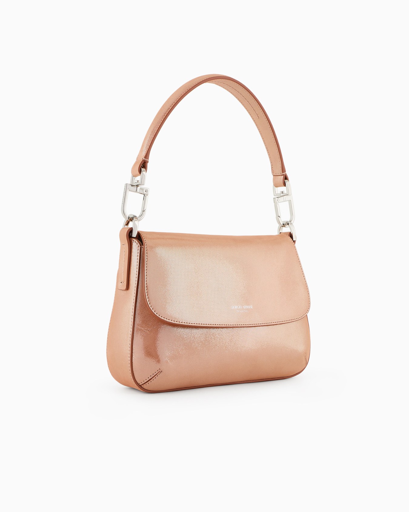 Petit sac à main la Prima souple en nubuck brillant Diapositive 1
