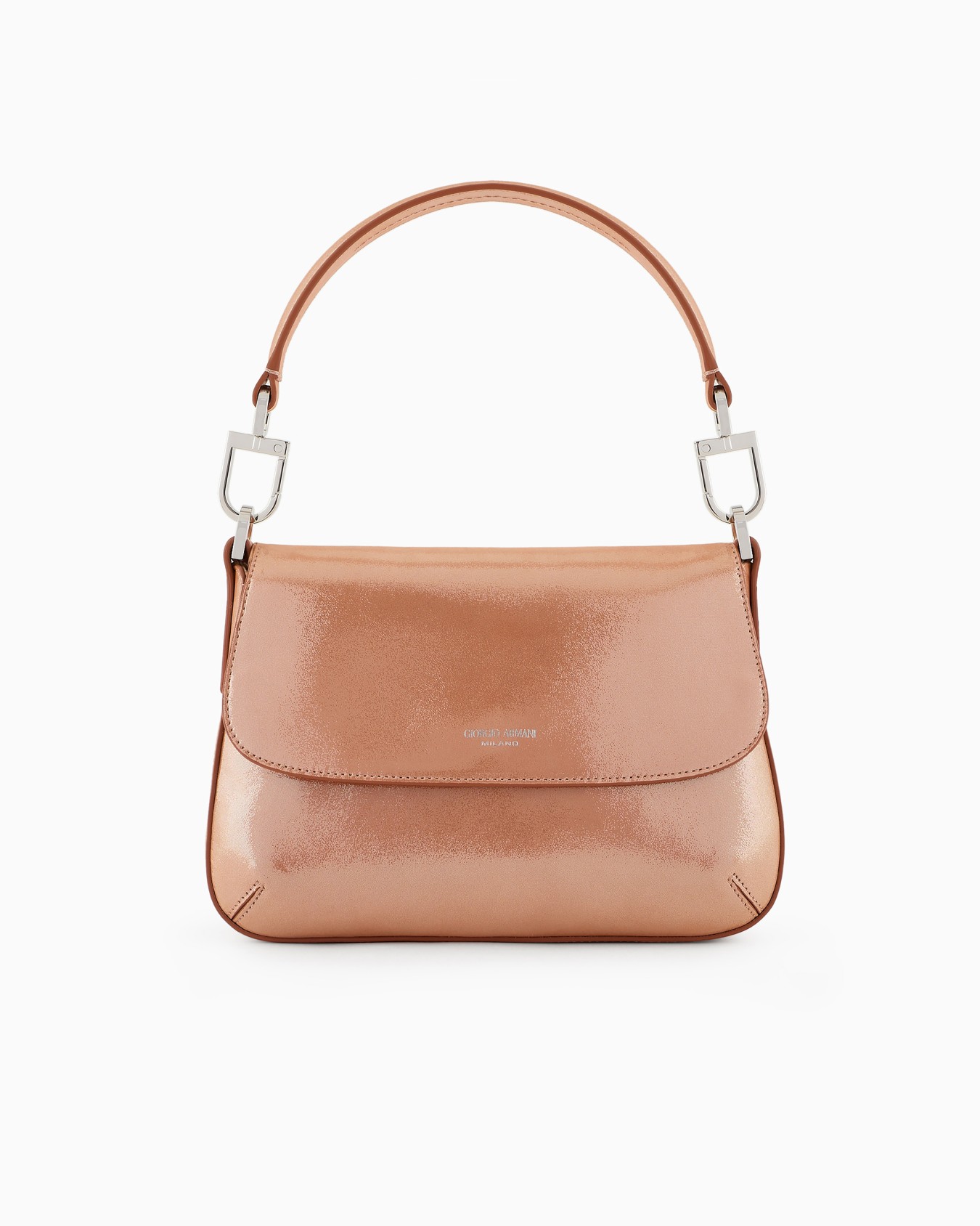 Petit sac à main la Prima souple en nubuck brillant Diapositive 0