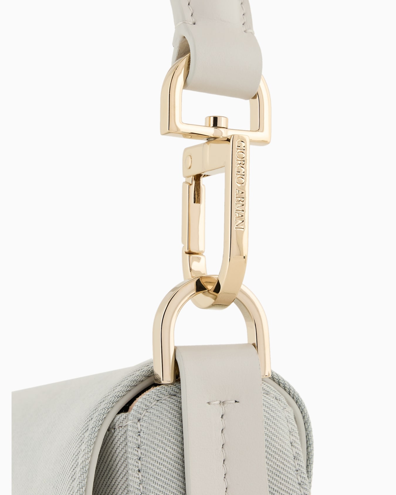 Denim Collection la Prima Soft small denim baguette bag Slide 5