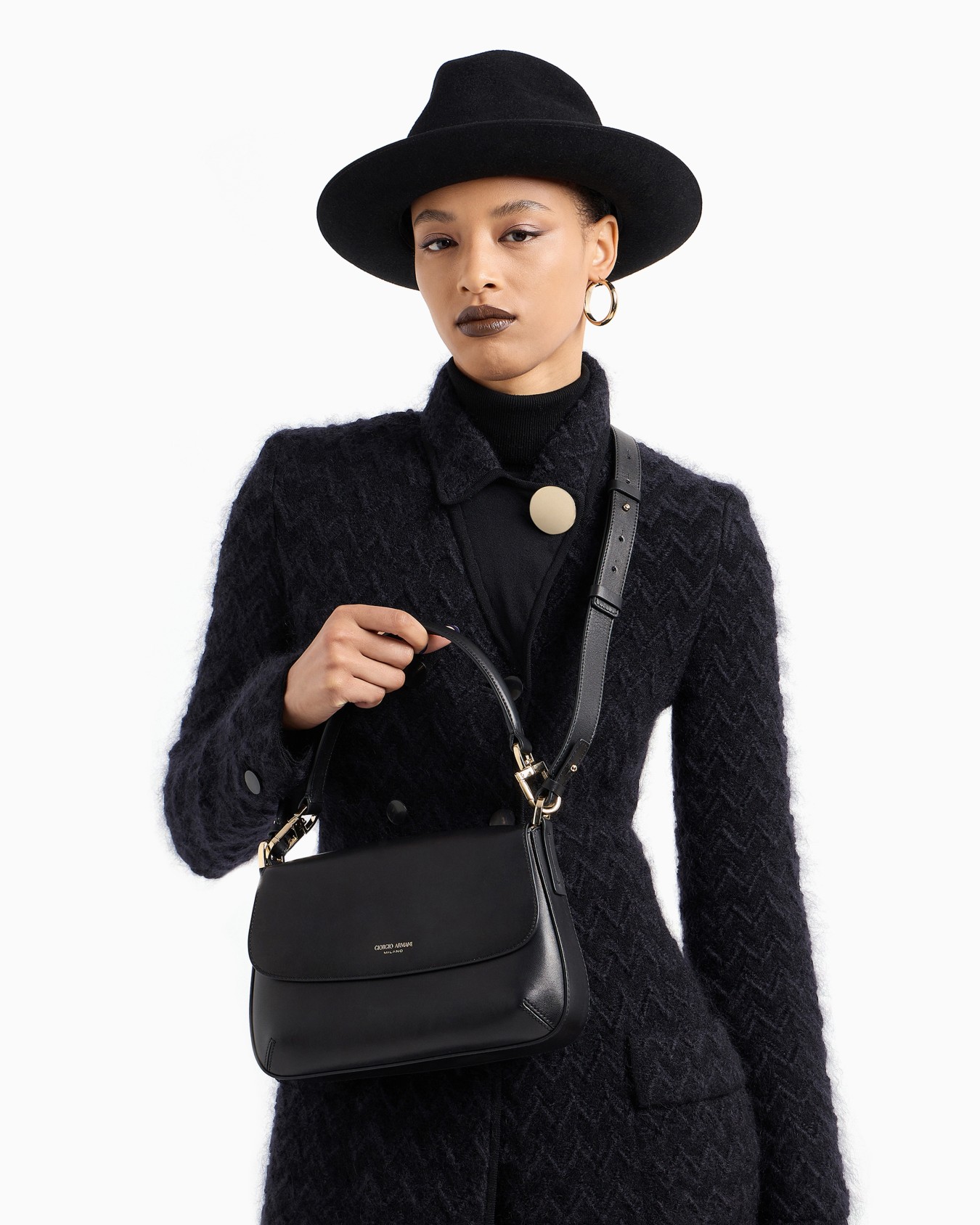 Small la Prima Soft bag in nappa leather Slide 6