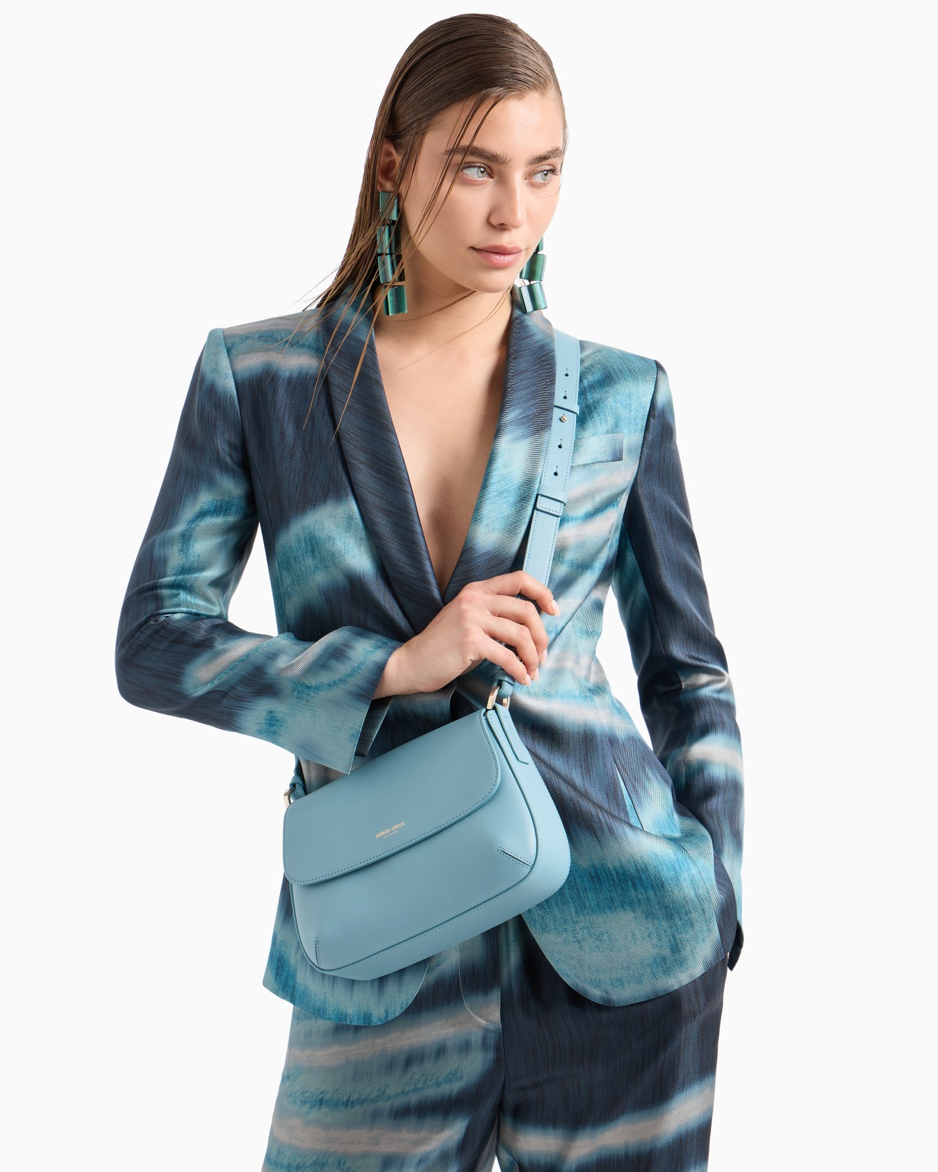 Bolso la Prima Soft tamaño pequeño de napa Diapositiva 7