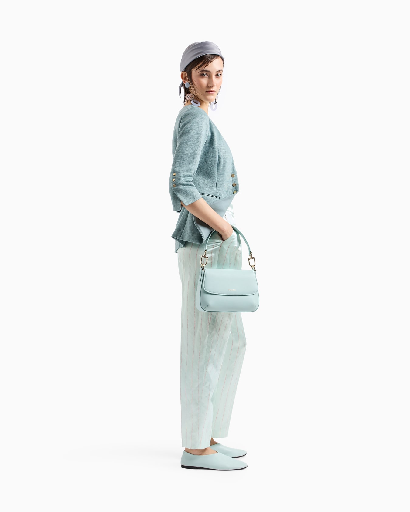 Small la Prima Soft bag in nappa leather Slide 5