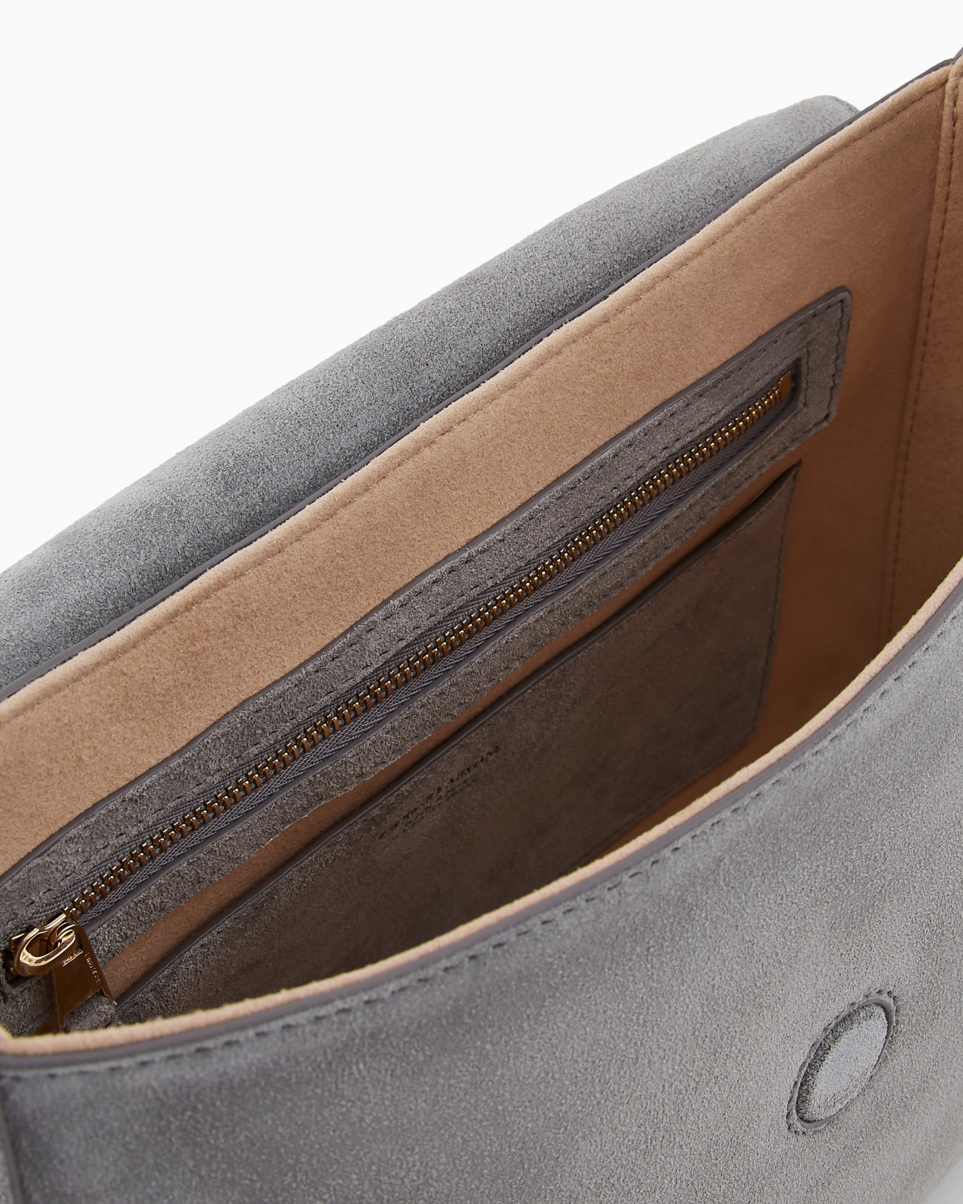 Sac la Prima Soft en cuir suédé de taille moyenne ASV Diapositive 3