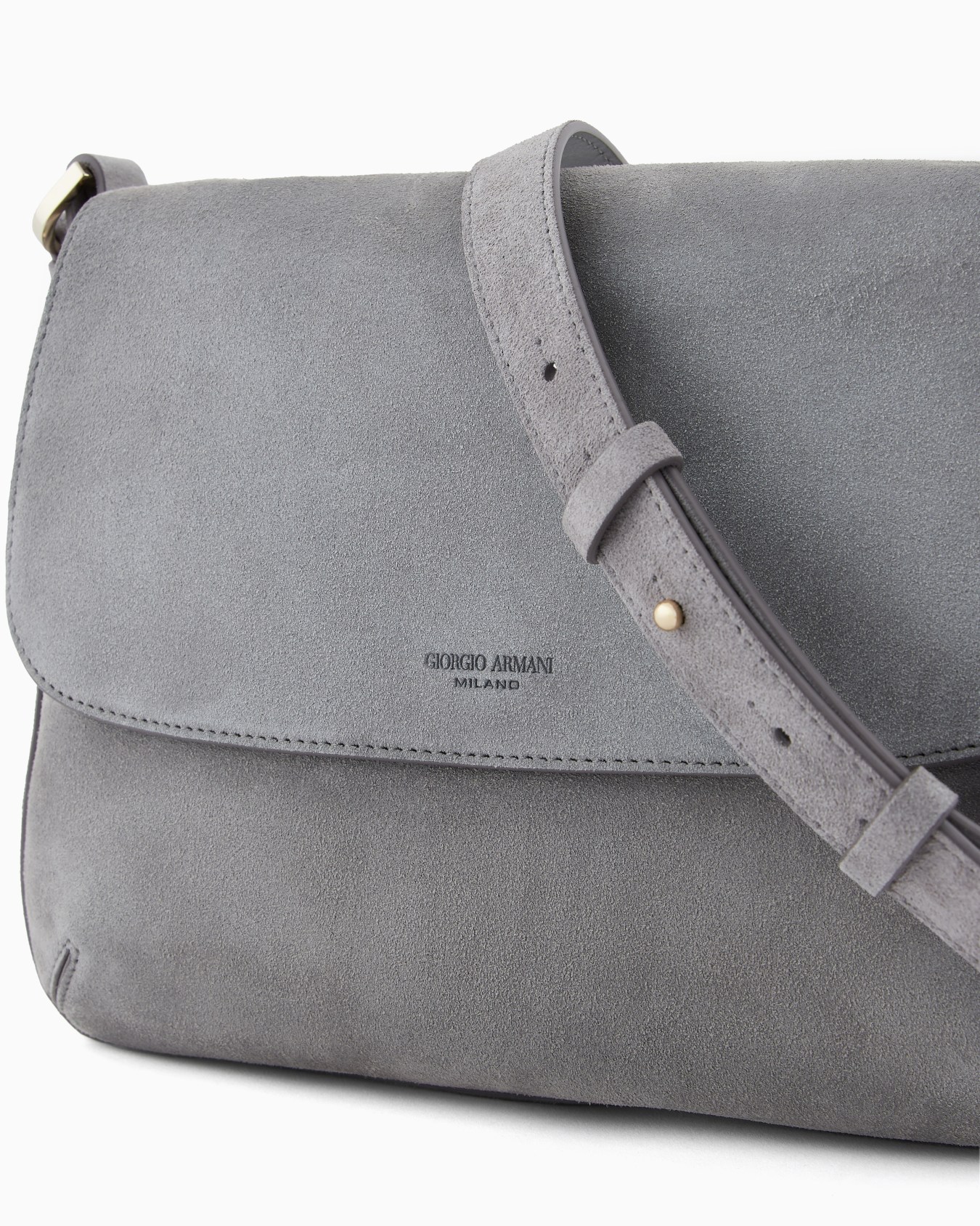 Sac la Prima Soft en cuir suédé de taille moyenne ASV Diapositive 4