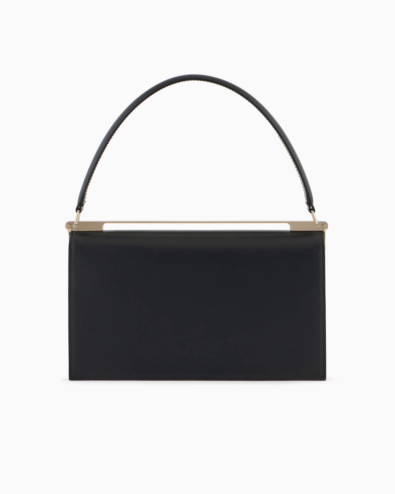 Medium leather handbag with shoulder strap Slide 2