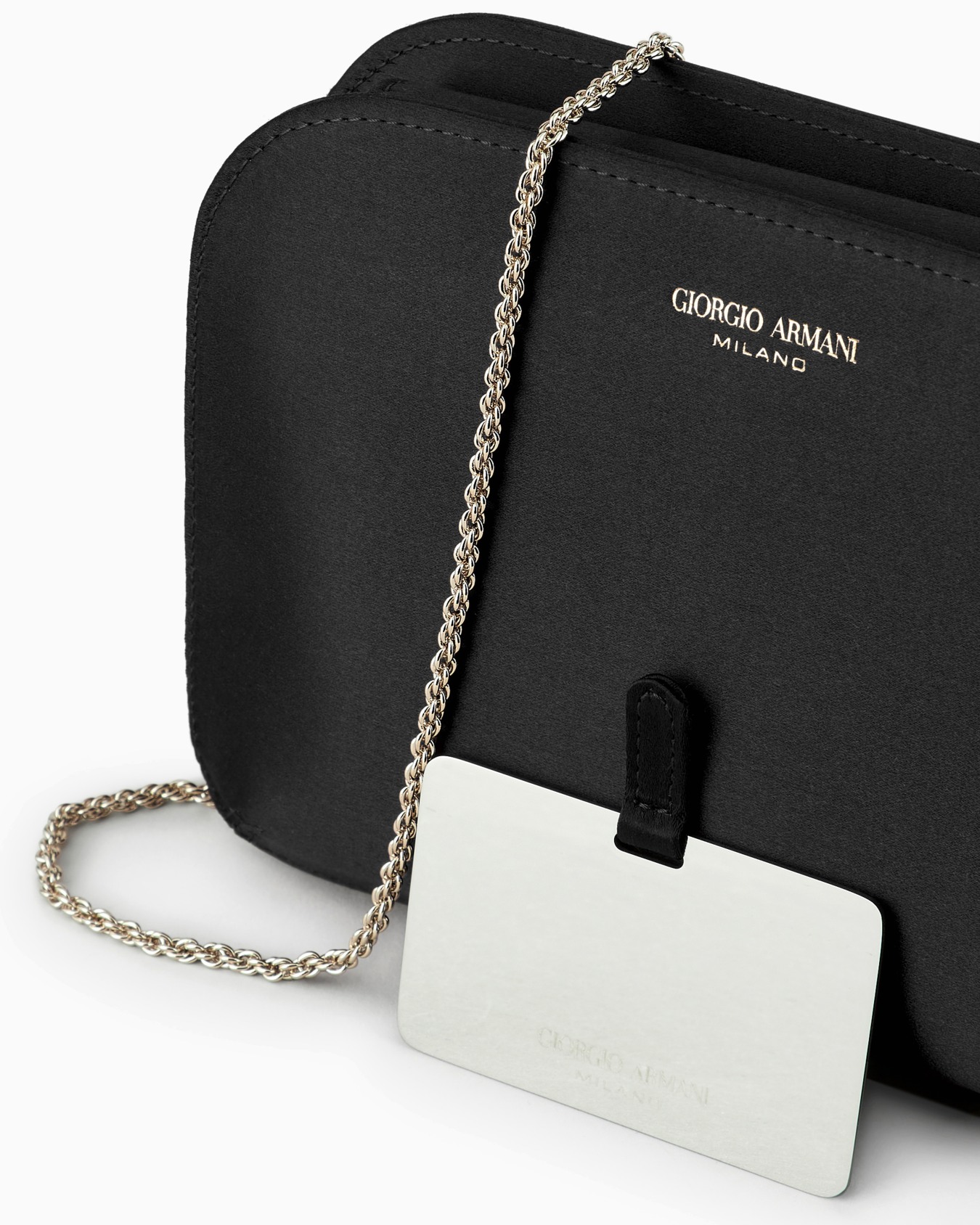 Satin la Prima clutch bag Slide 4