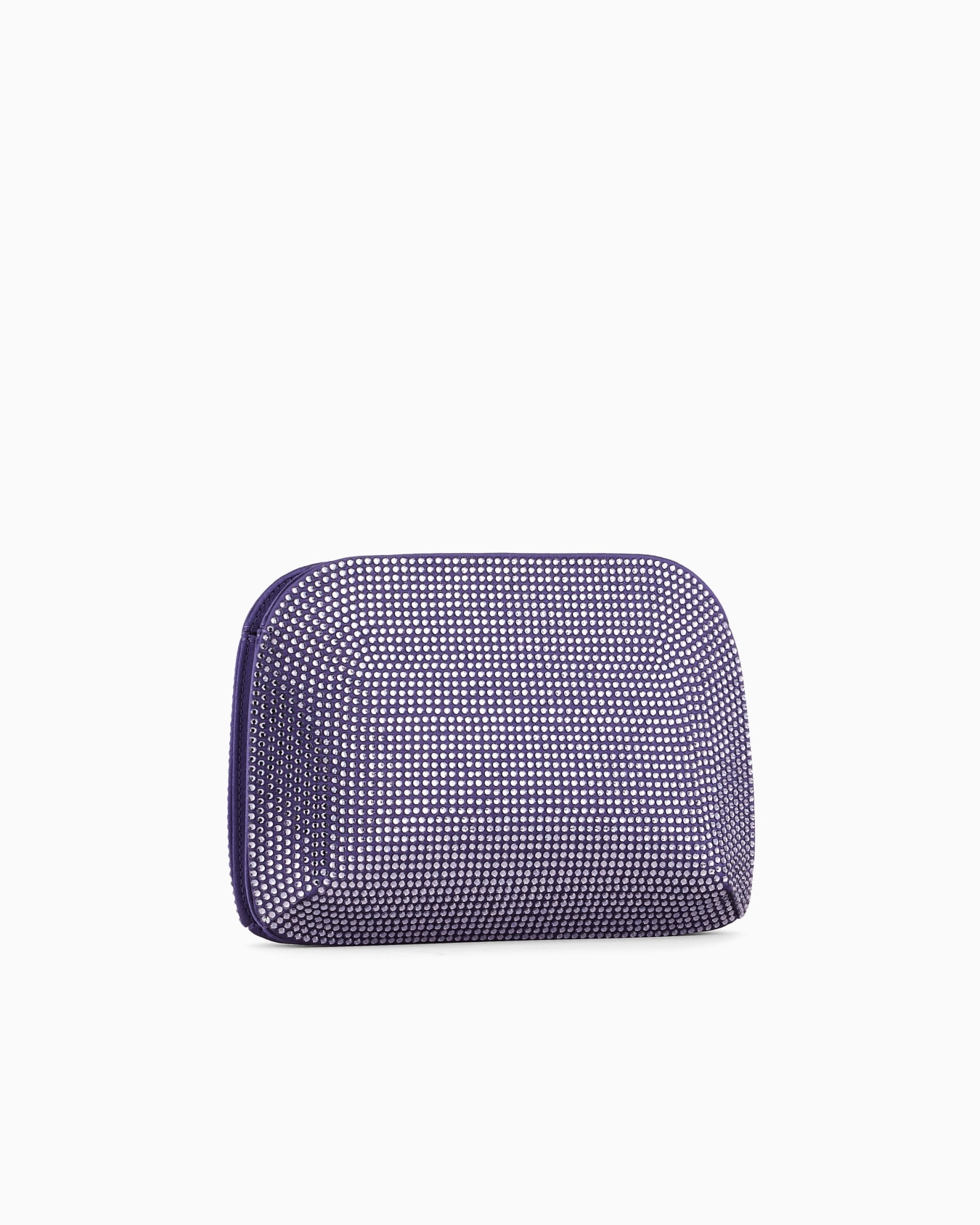 La Prima satin and rhinestone clutch bag Slide 1