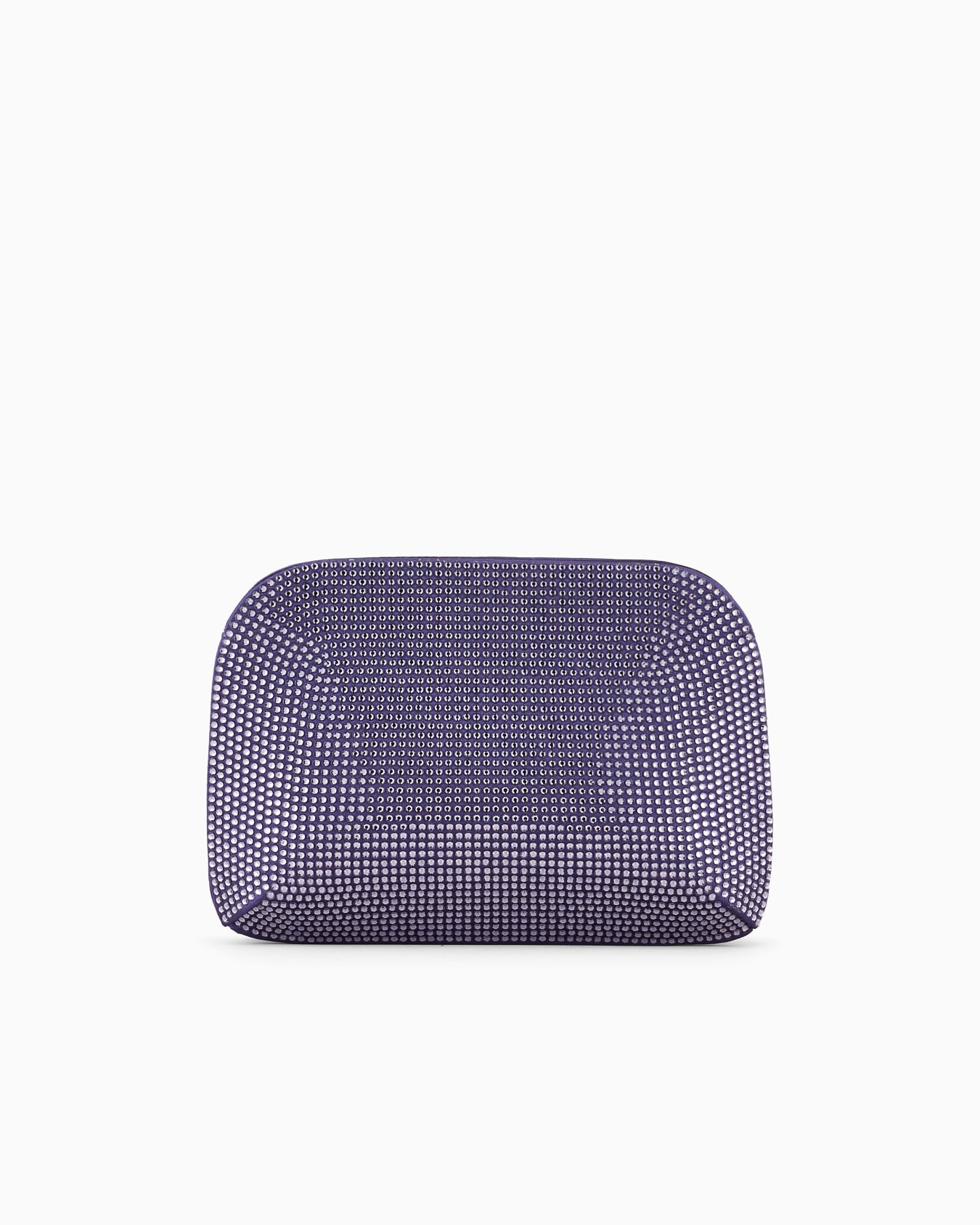 La Prima satin and rhinestone clutch bag Slide 2