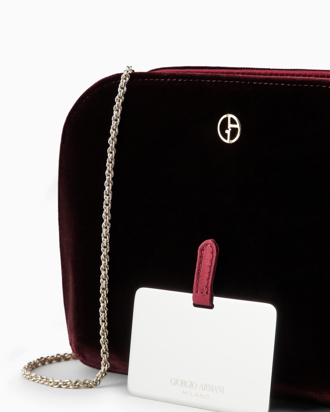 Velvet and satin La Prima clutch Slide 4