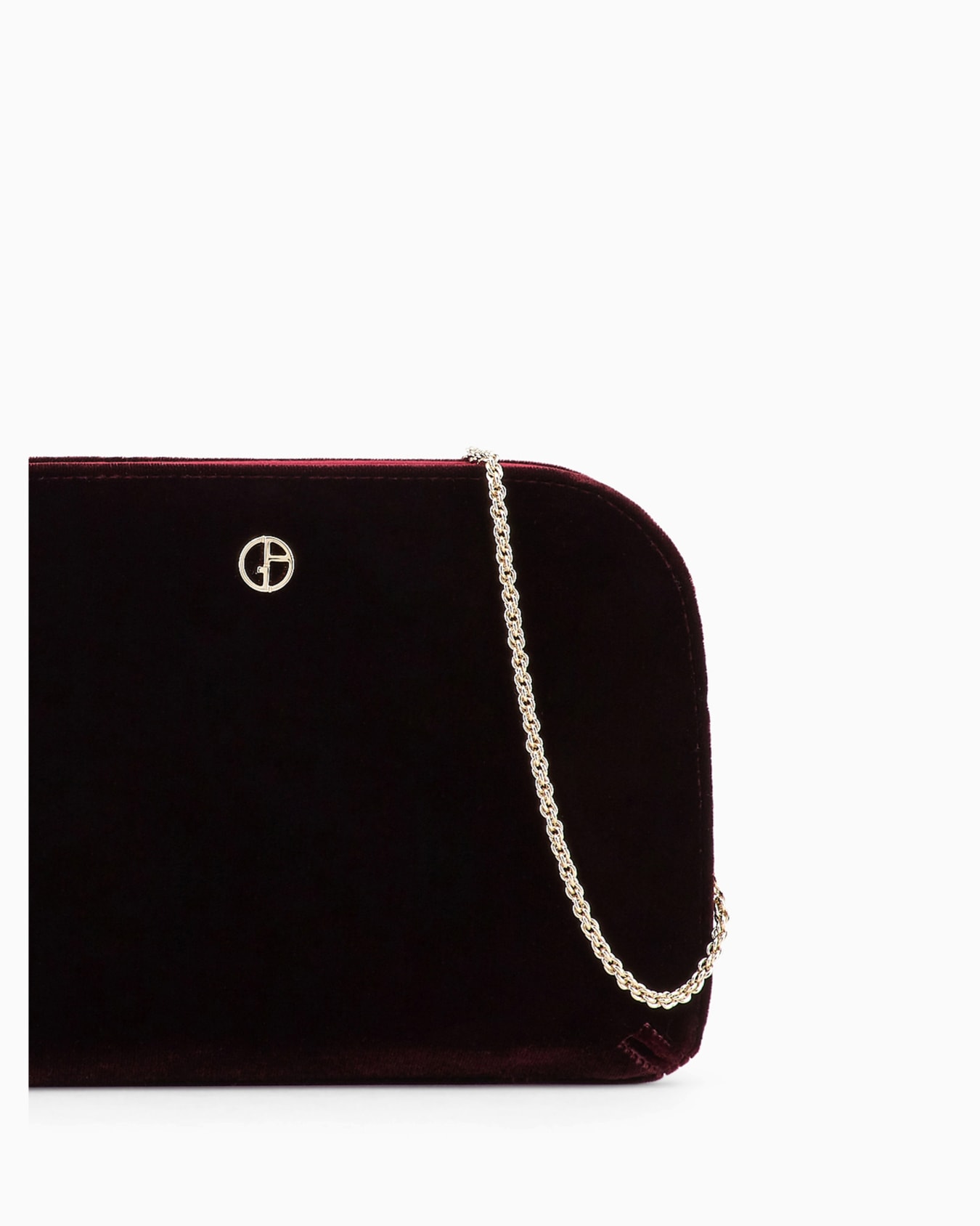 Velvet and satin La Prima clutch スライドする 5