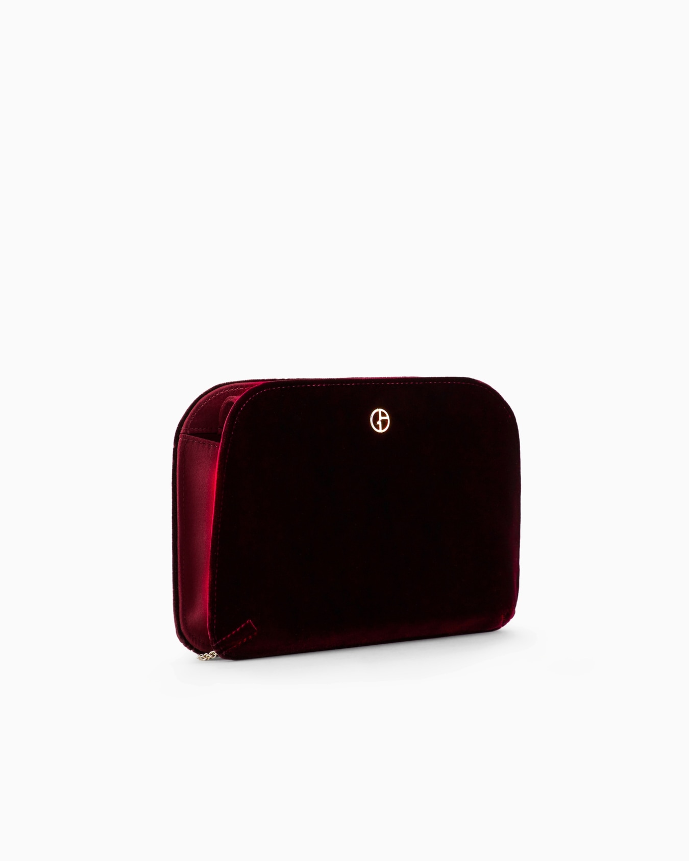 Velvet and satin La Prima clutch スライドする 1