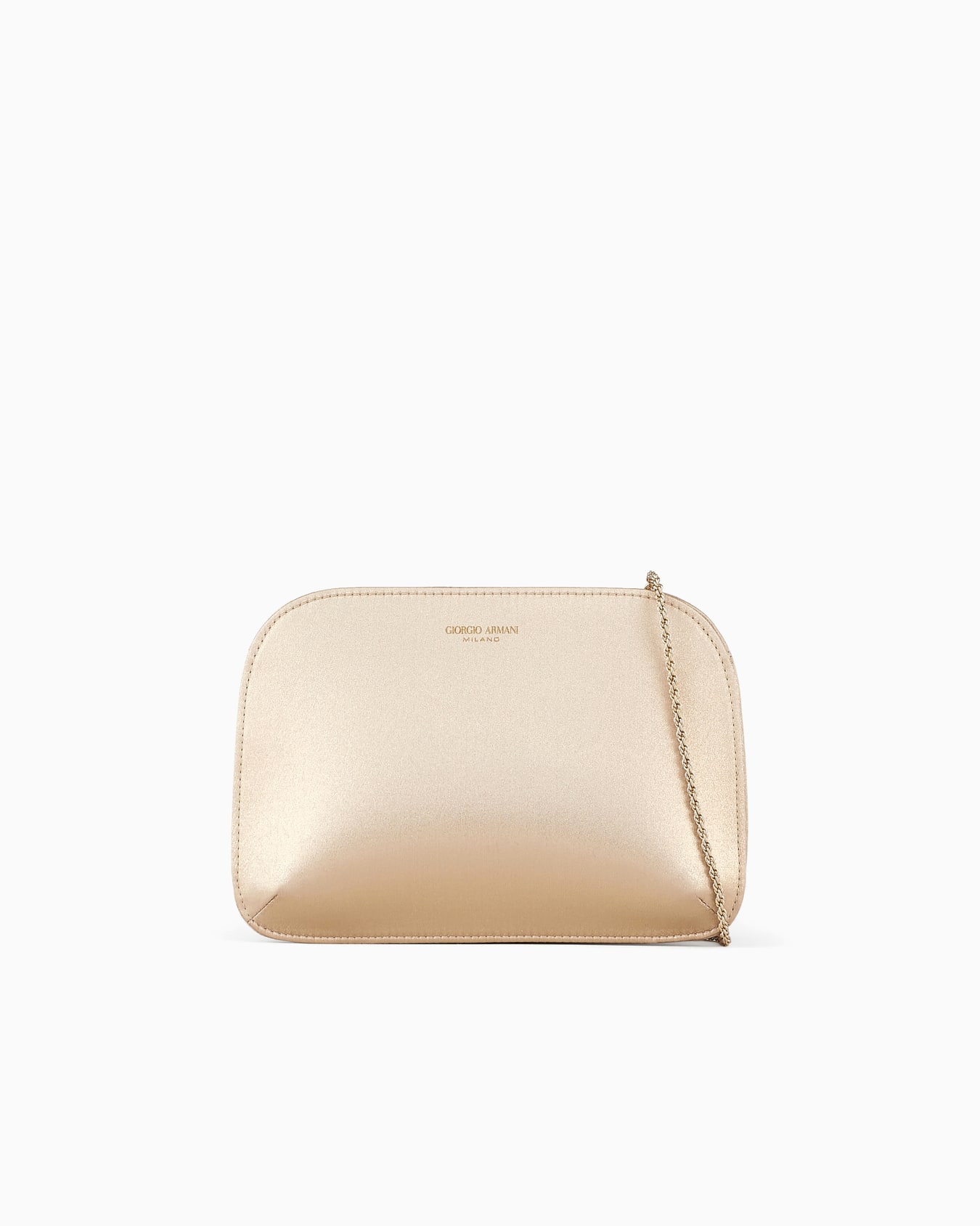 Pochette la Prima en satin lamé Diapositive 0