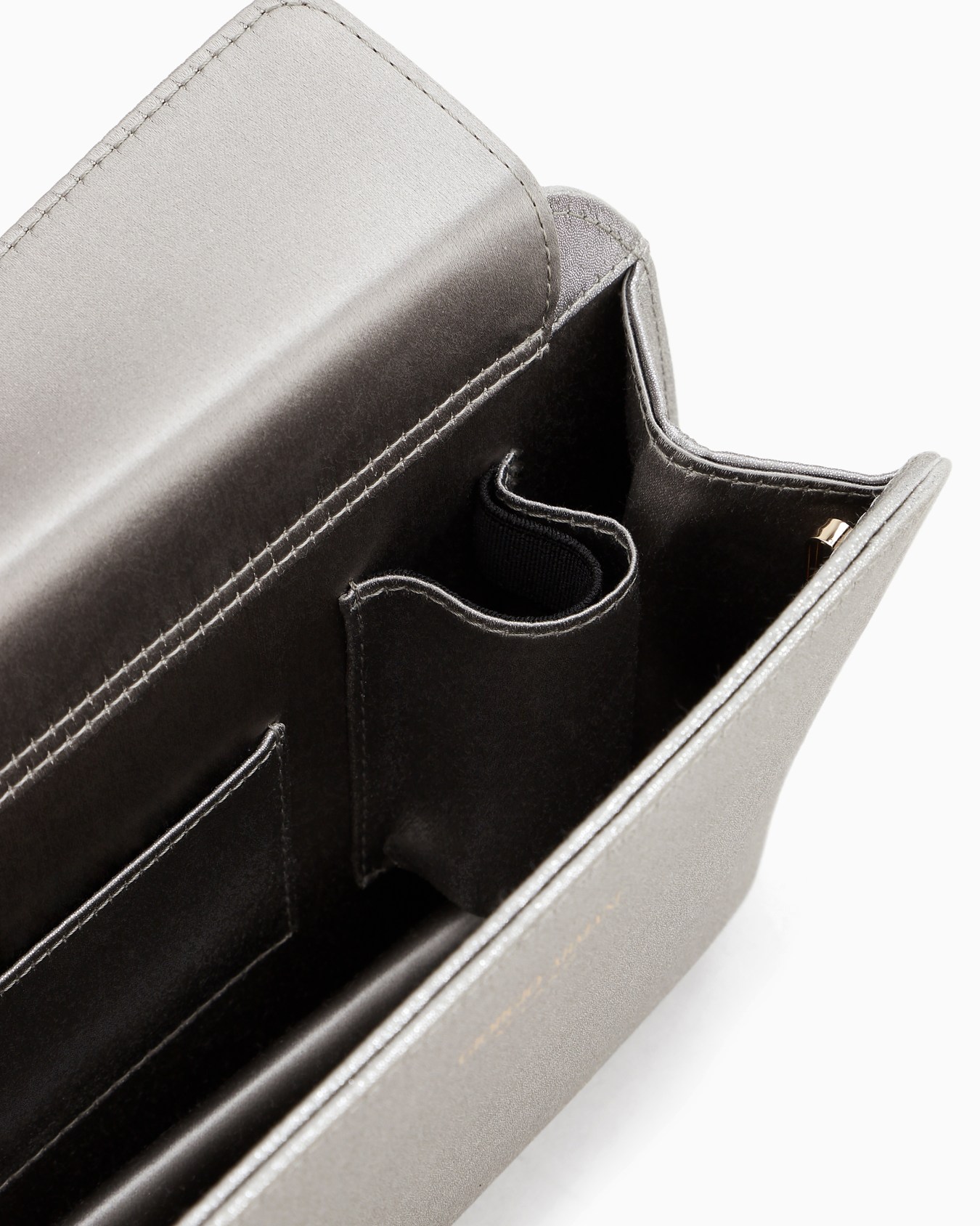 Pochette la Prima en satin lamé Diapositive 3