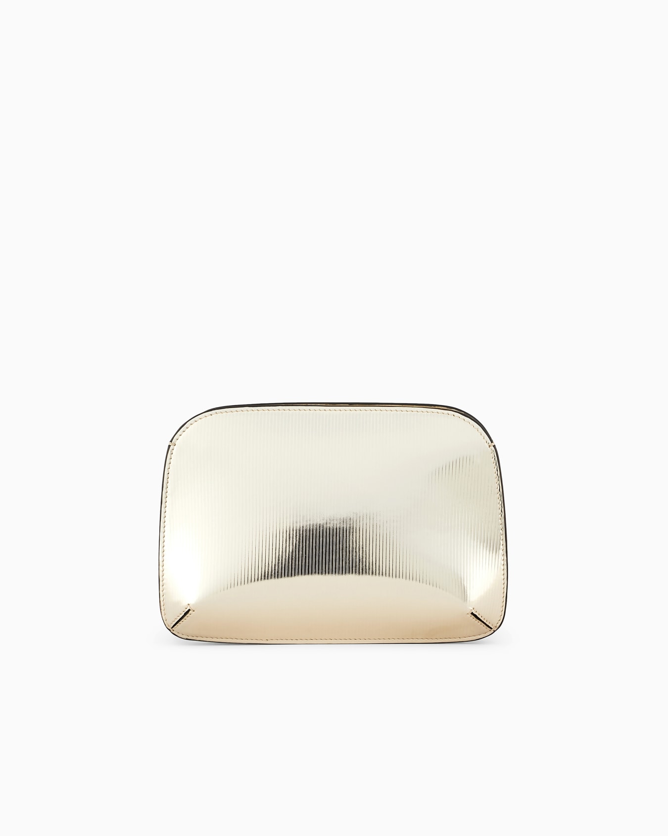 Striped lamé-leather la Prima clutch bag Slide 2