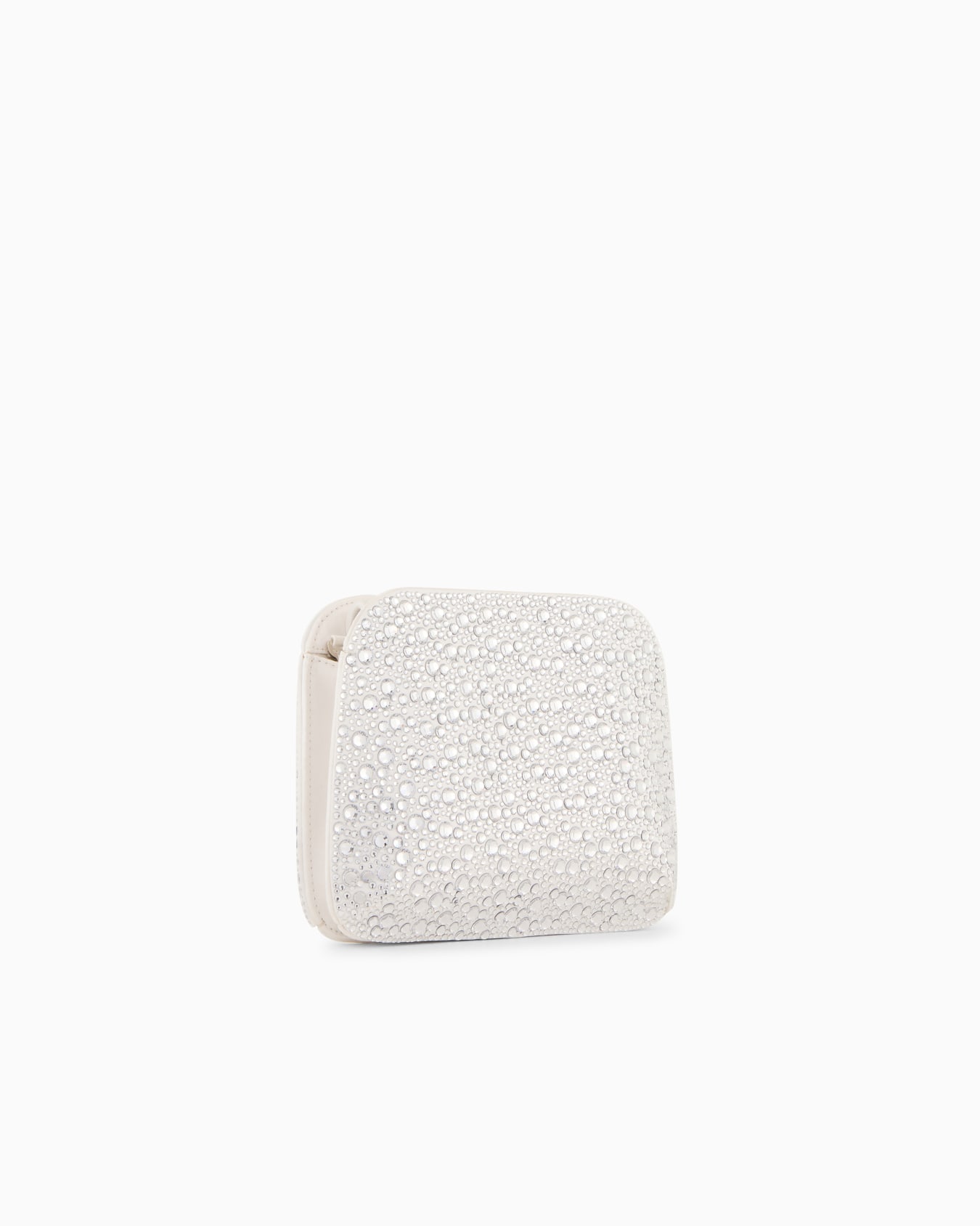 La Prima satin and rhinestone clutch bag Slide 1