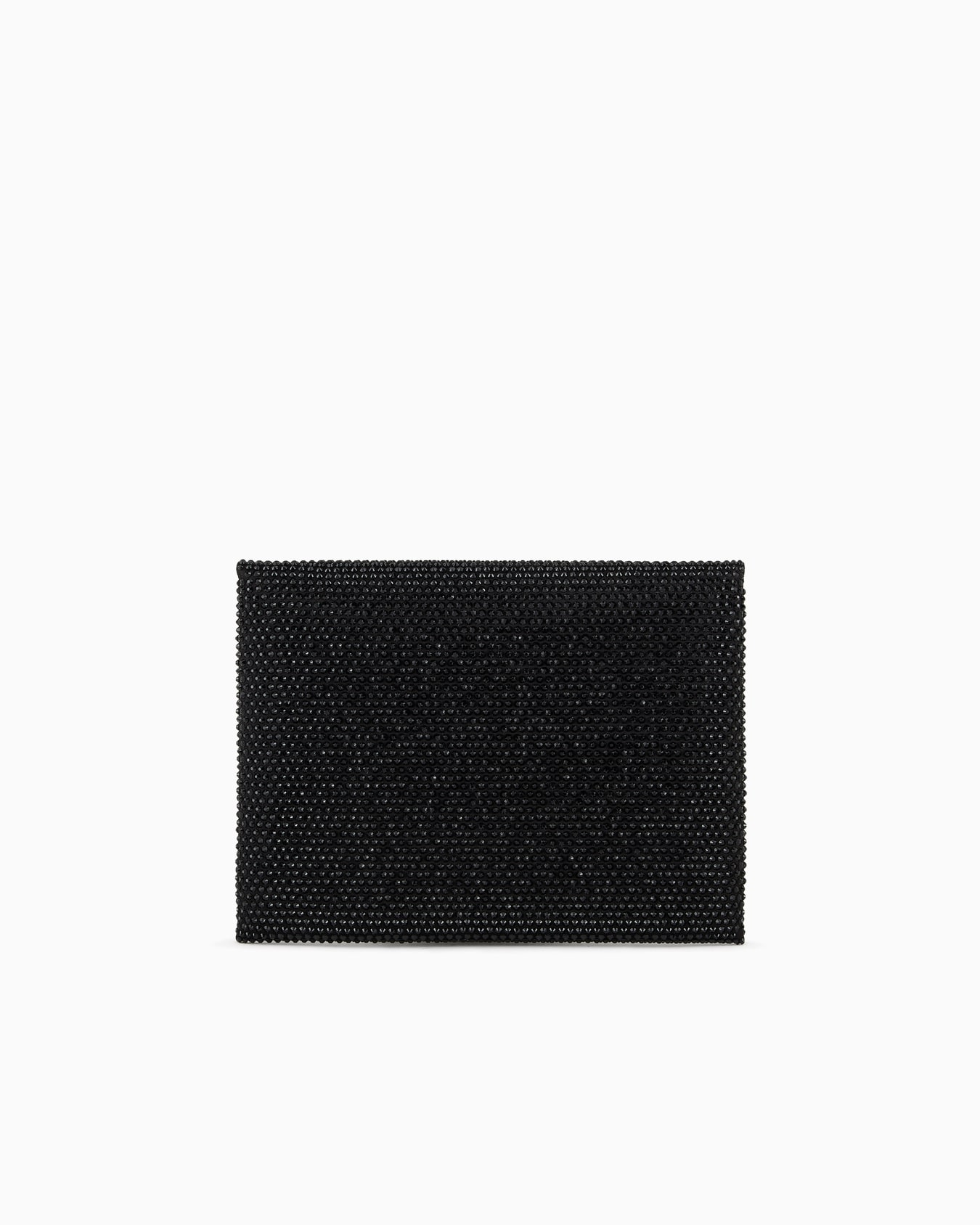 Small satin and rhinestone clutch bag Slide 2