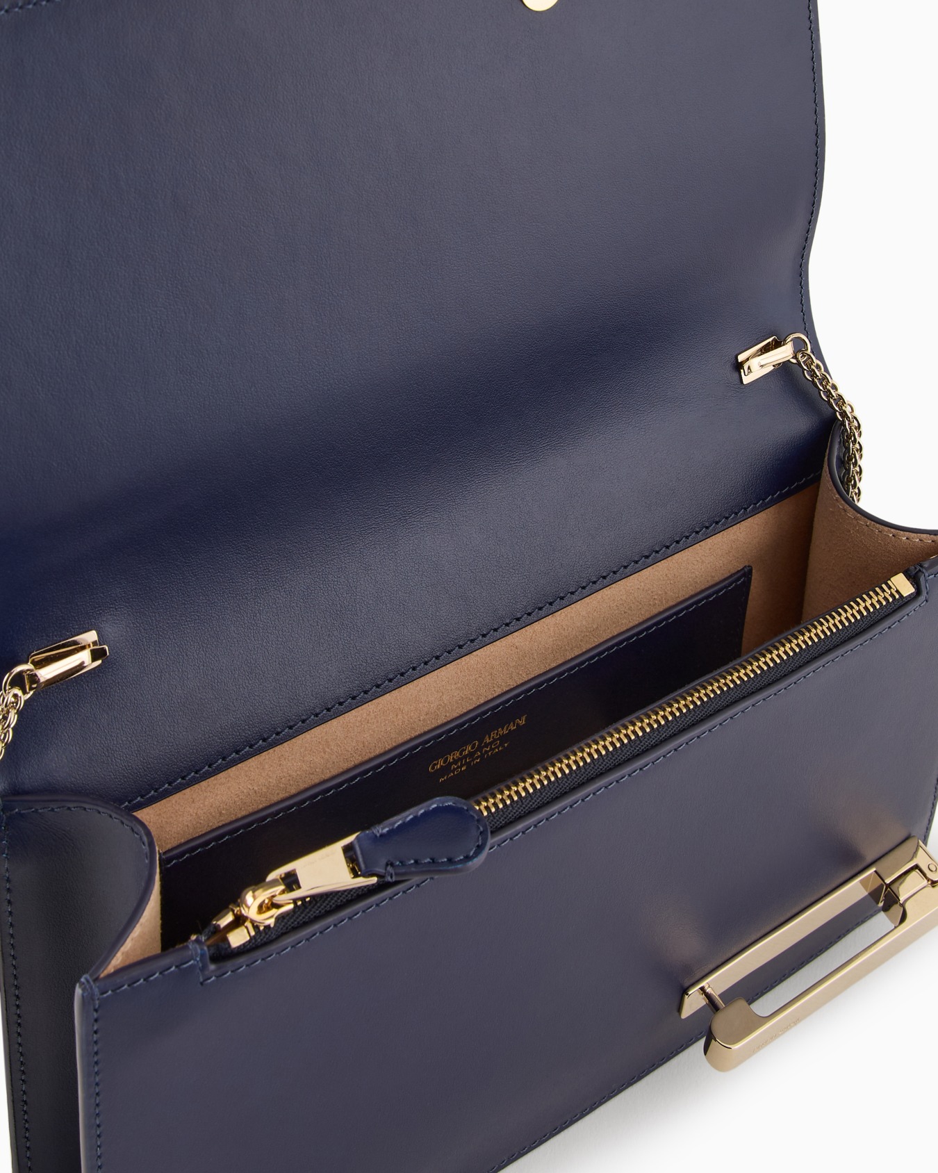 Pochette en cuir effet poulain Diapositive 3