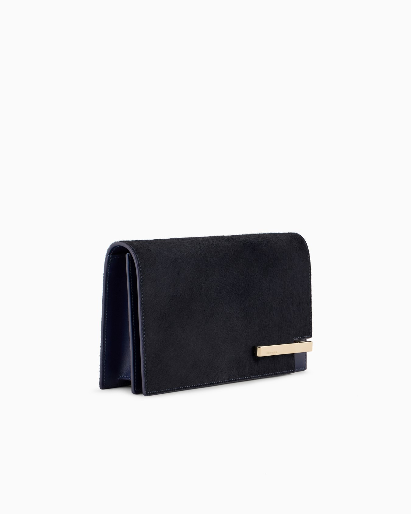 Pochette en cuir effet poulain Diapositive 1