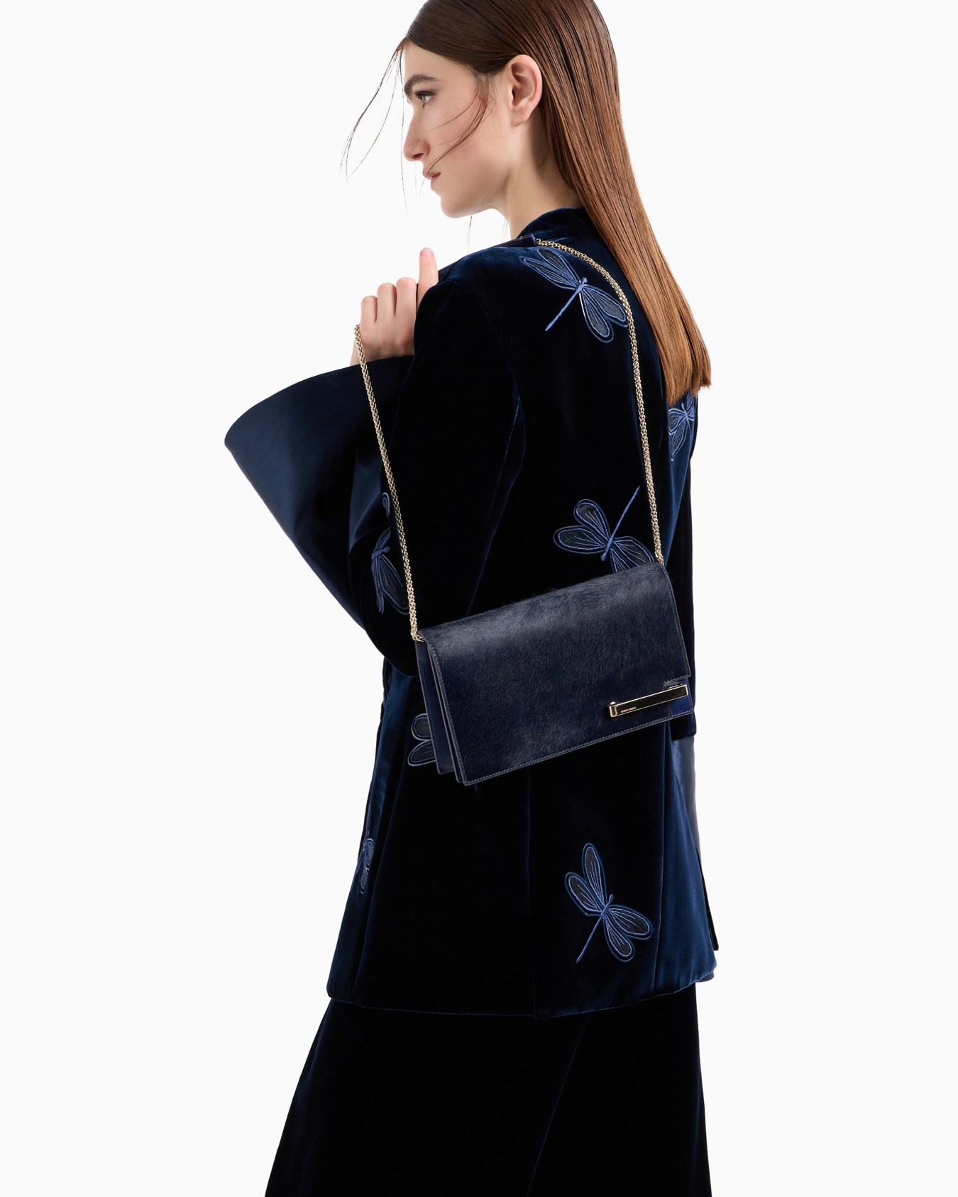 Pochette en cuir effet poulain Diapositive 6