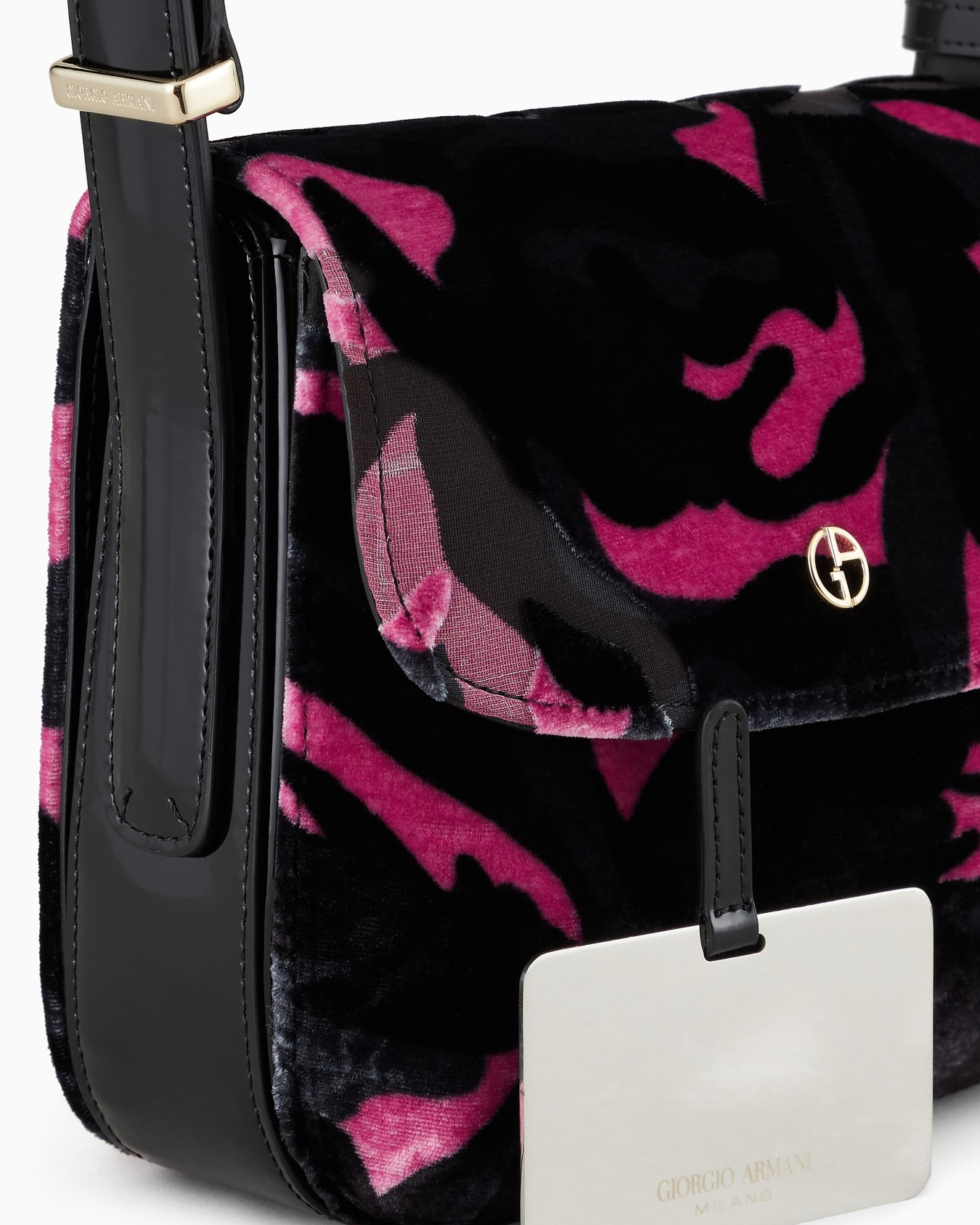 Devoré velvet small la Prima bag Slide 4