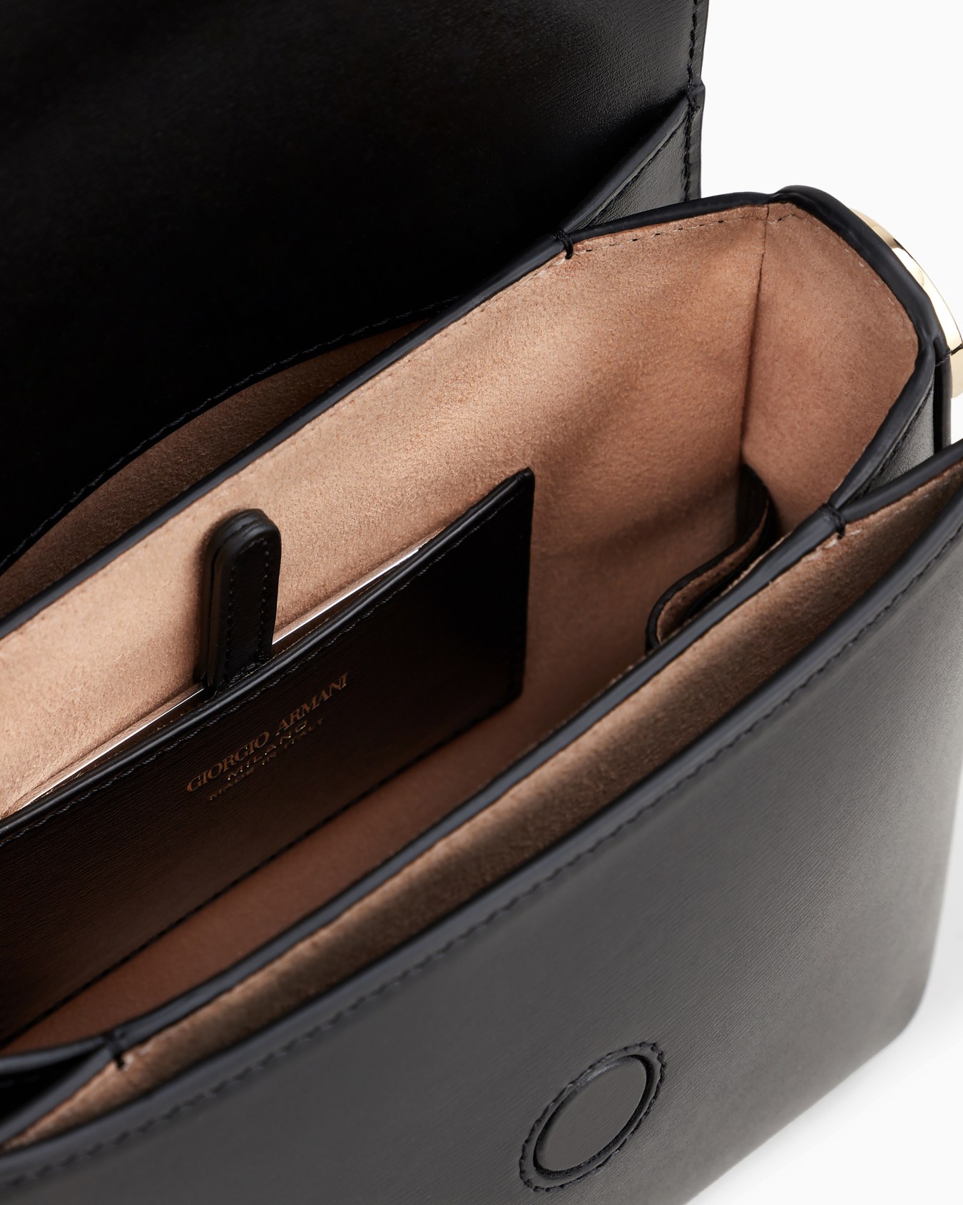 La Prima bag in palmellato leather with a webbing strap Slide 3