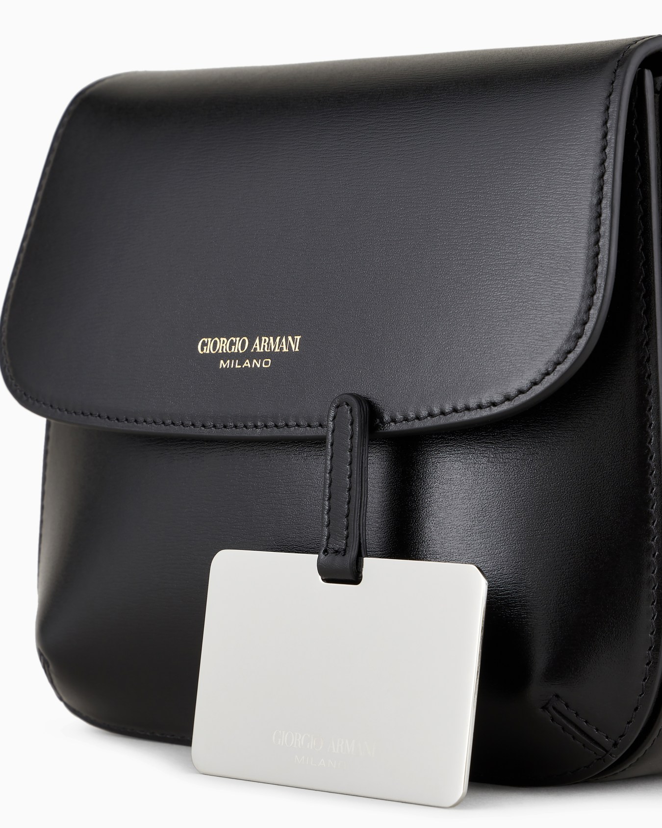 La Prima bag in palmellato leather with a webbing strap Slide 5