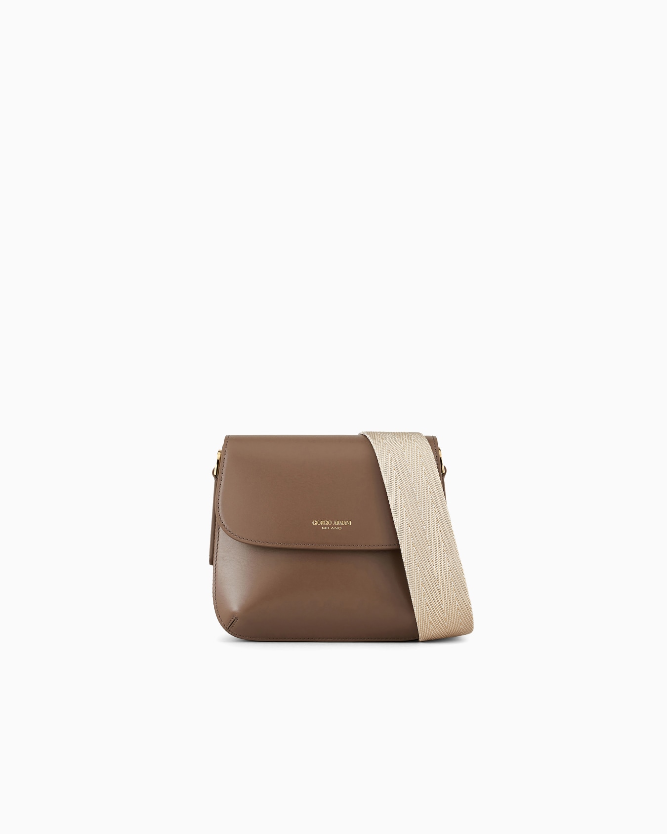 La Prima bag in palmellato leather with a webbing strap Slide 0