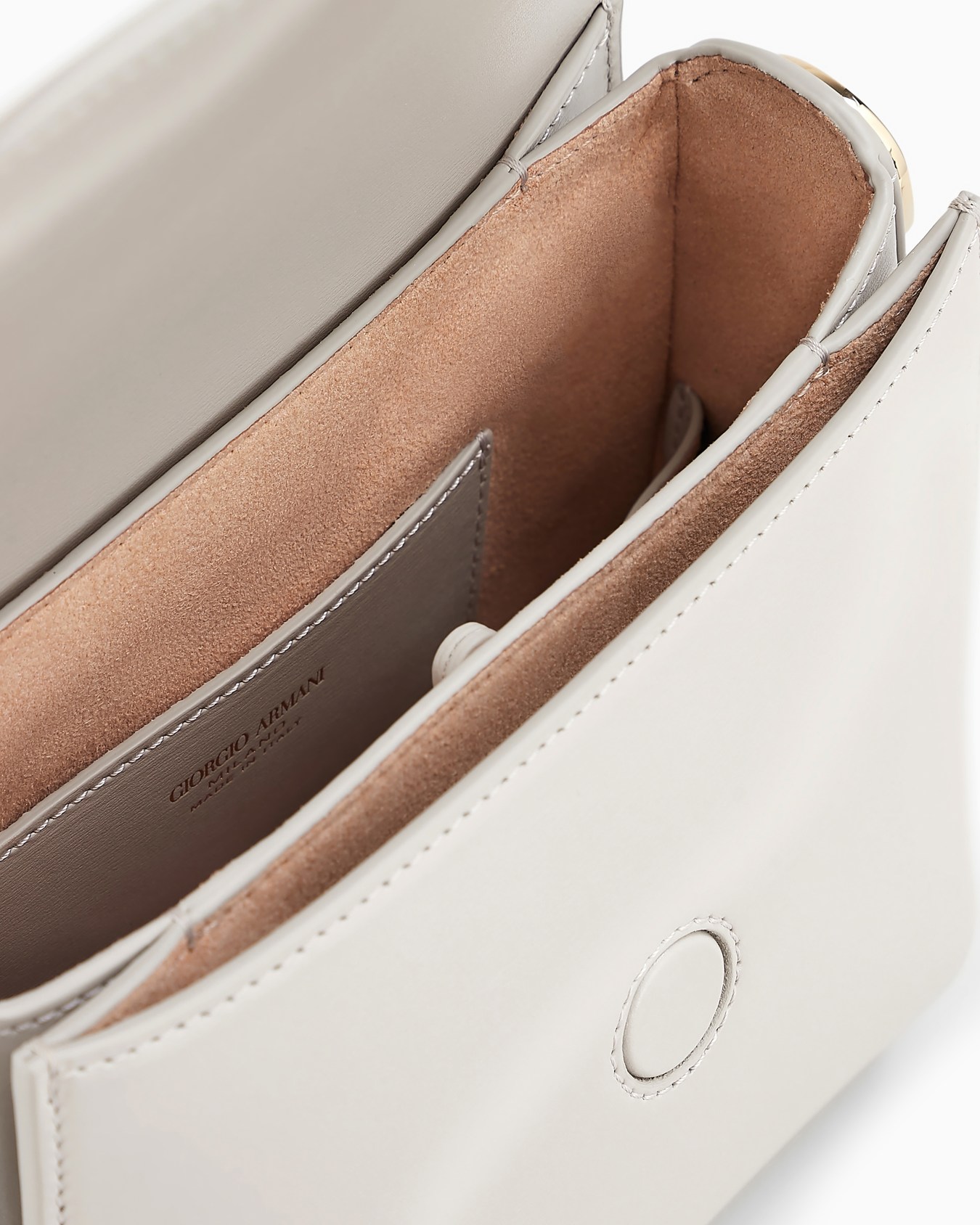 La Prima bag in palmellato leather with a webbing strap Slide 3