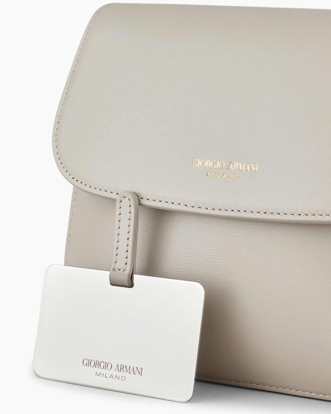 La Prima bag in palmellato leather with a webbing strap Slide 5