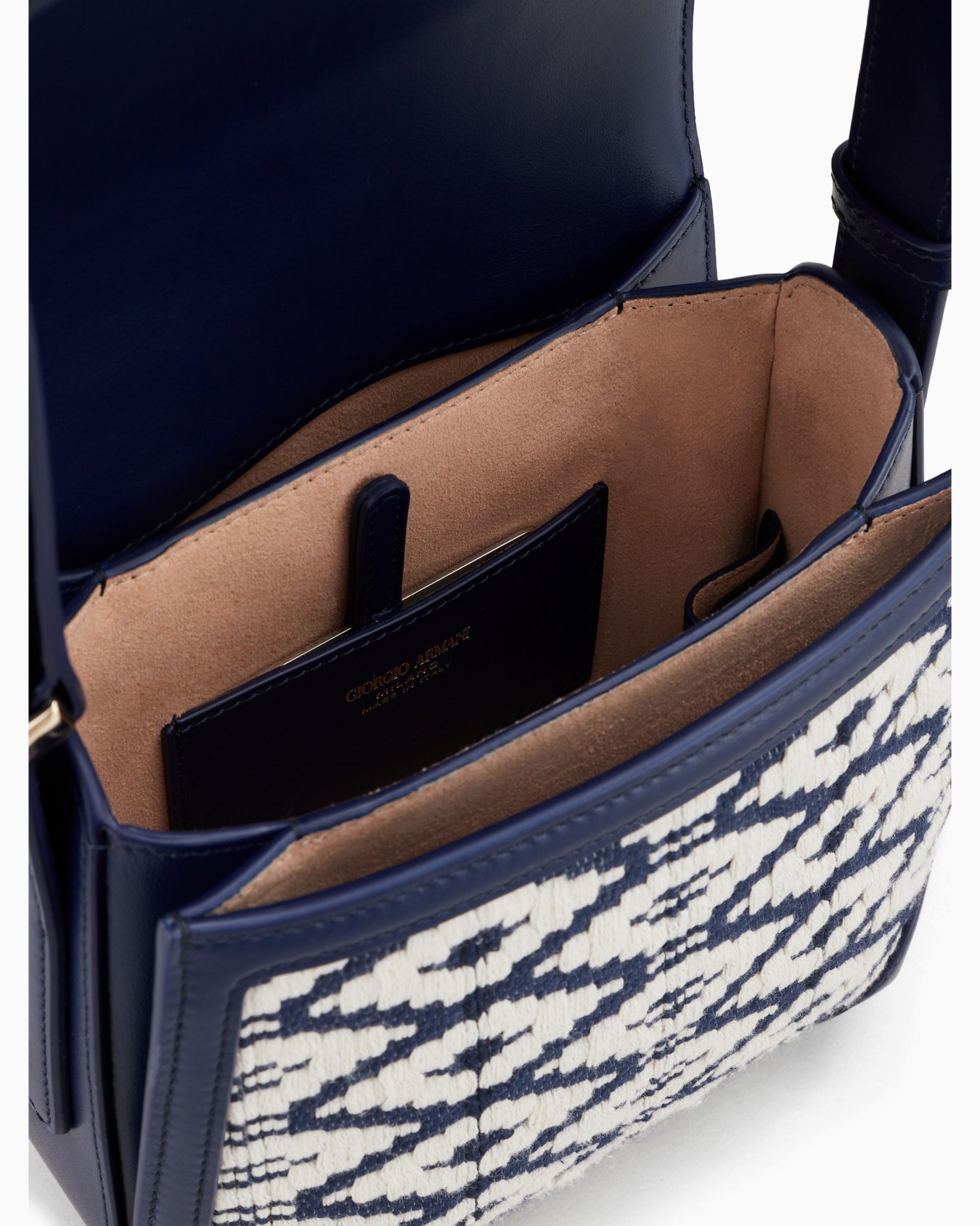 Small la Prima leather and passementerie shoulder bag Slide 3