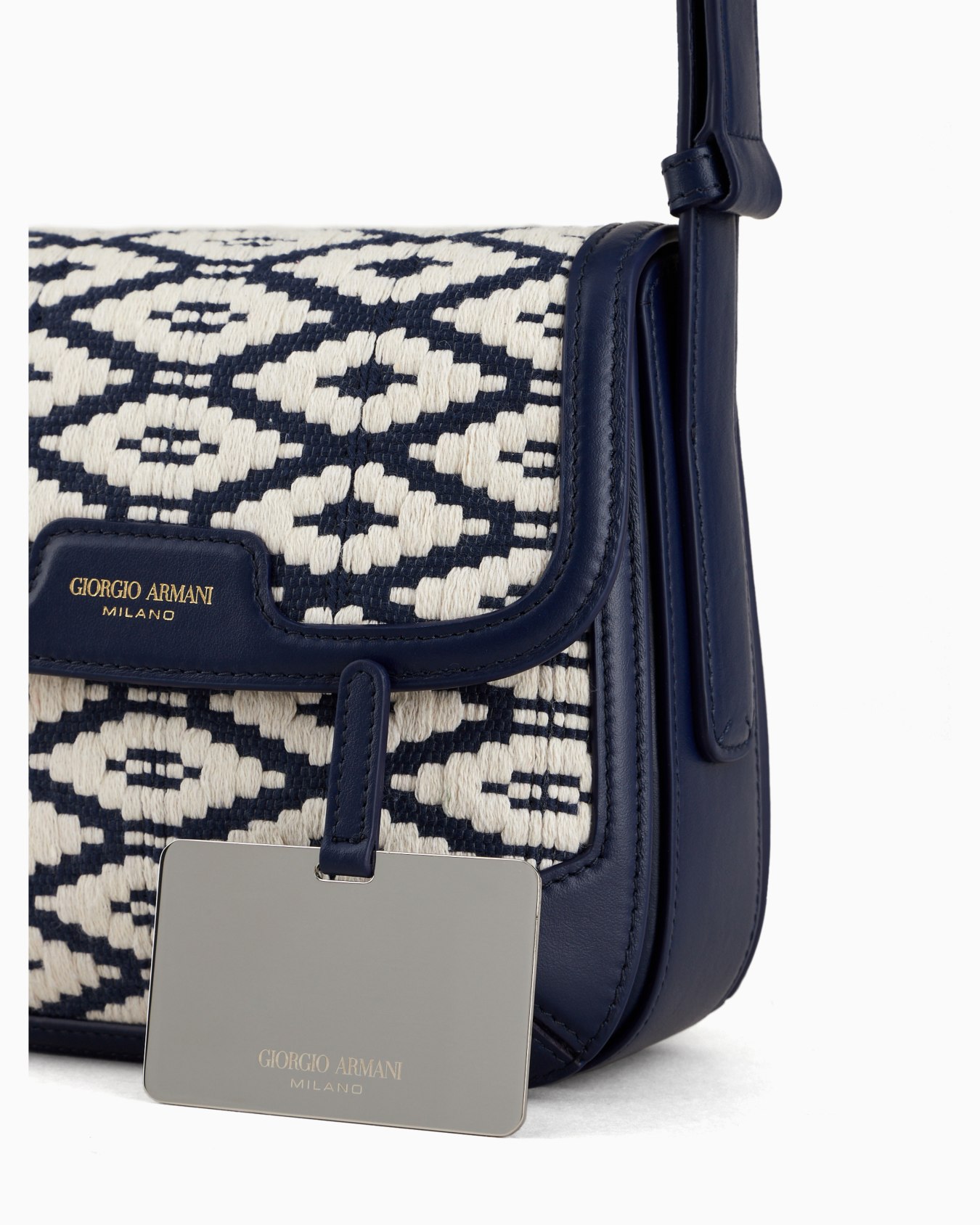 Small la Prima leather and passementerie shoulder bag Slide 4
