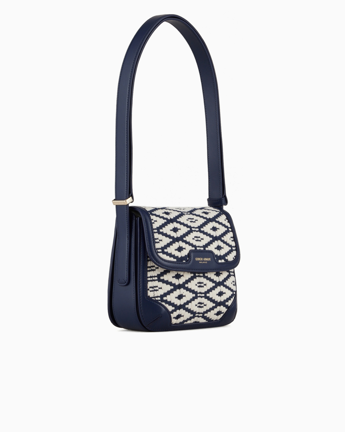Small la Prima leather and passementerie shoulder bag Slide 1