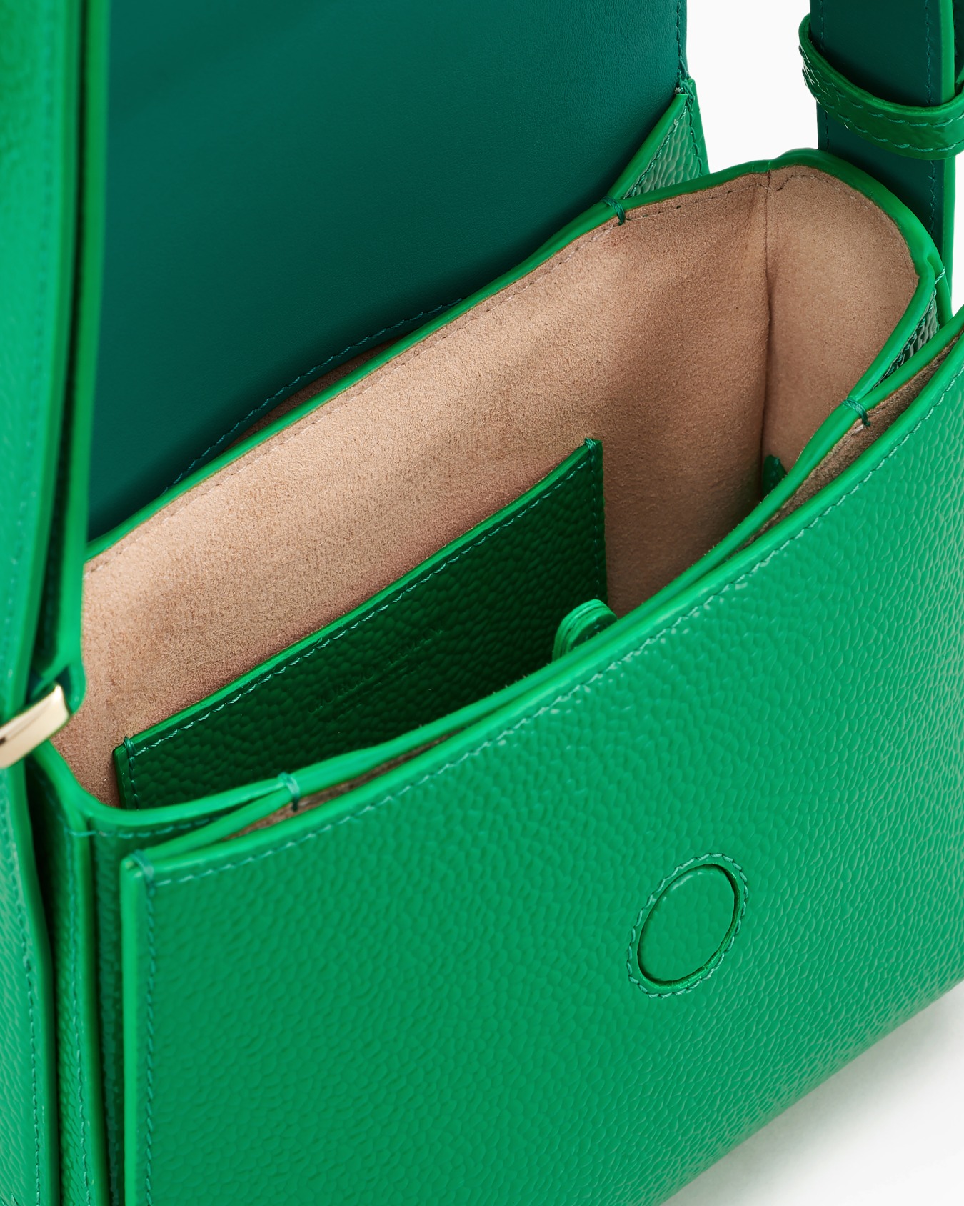 la Prima in grain-of-rice-effect patent leather Slide 3