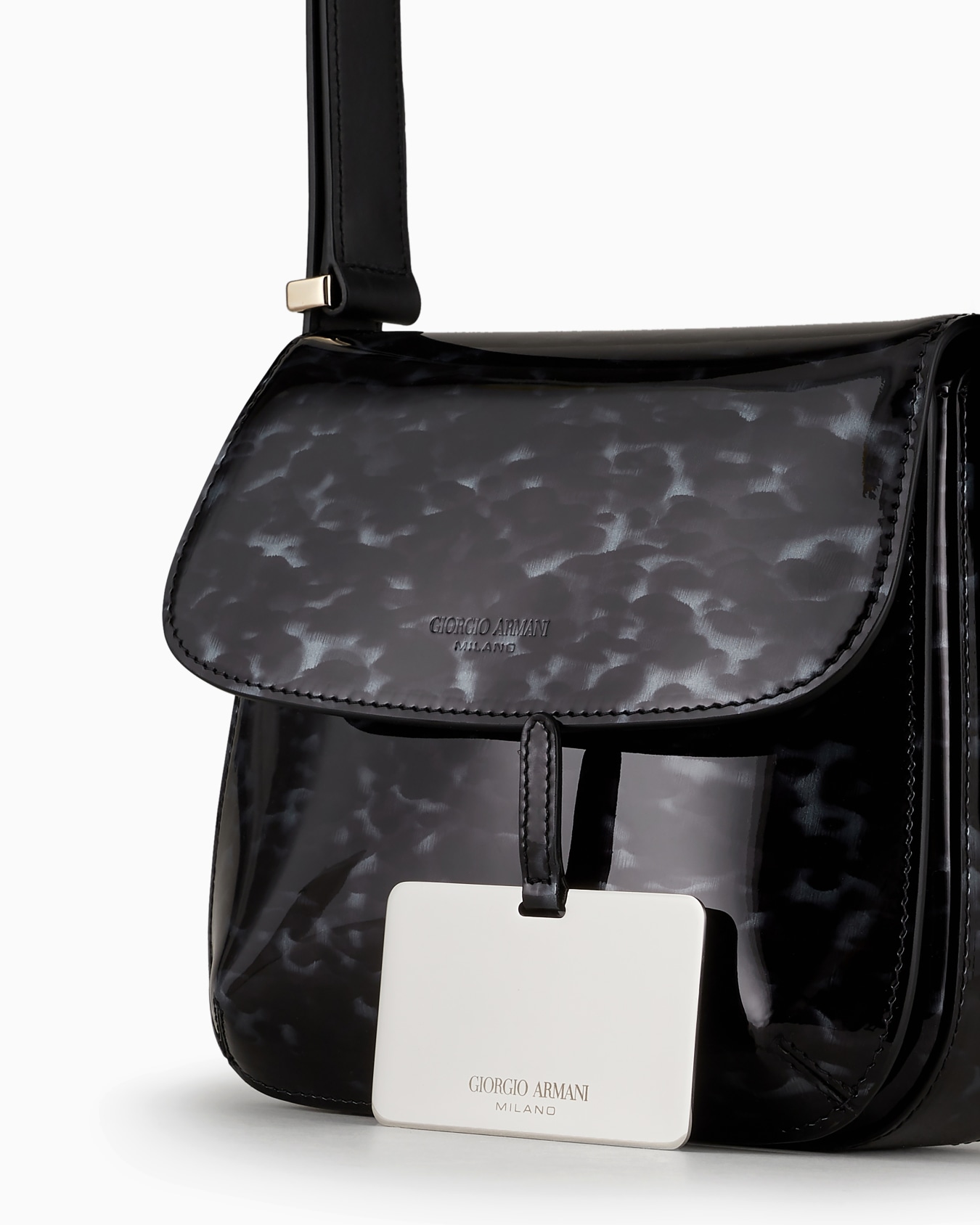 La Prima bag in tortoiseshell patent leather Slide 4