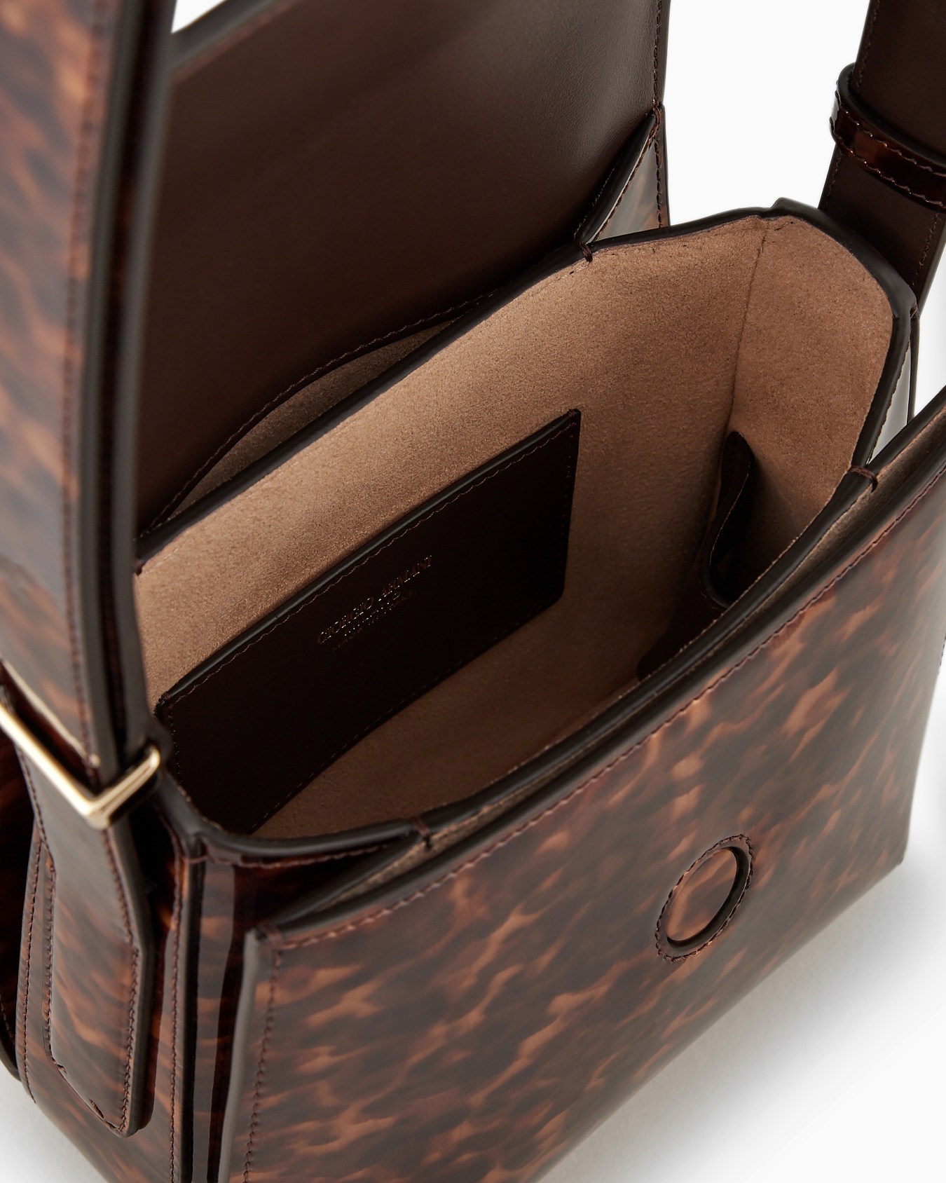 La Prima bag in tortoiseshell patent leather Slide 3