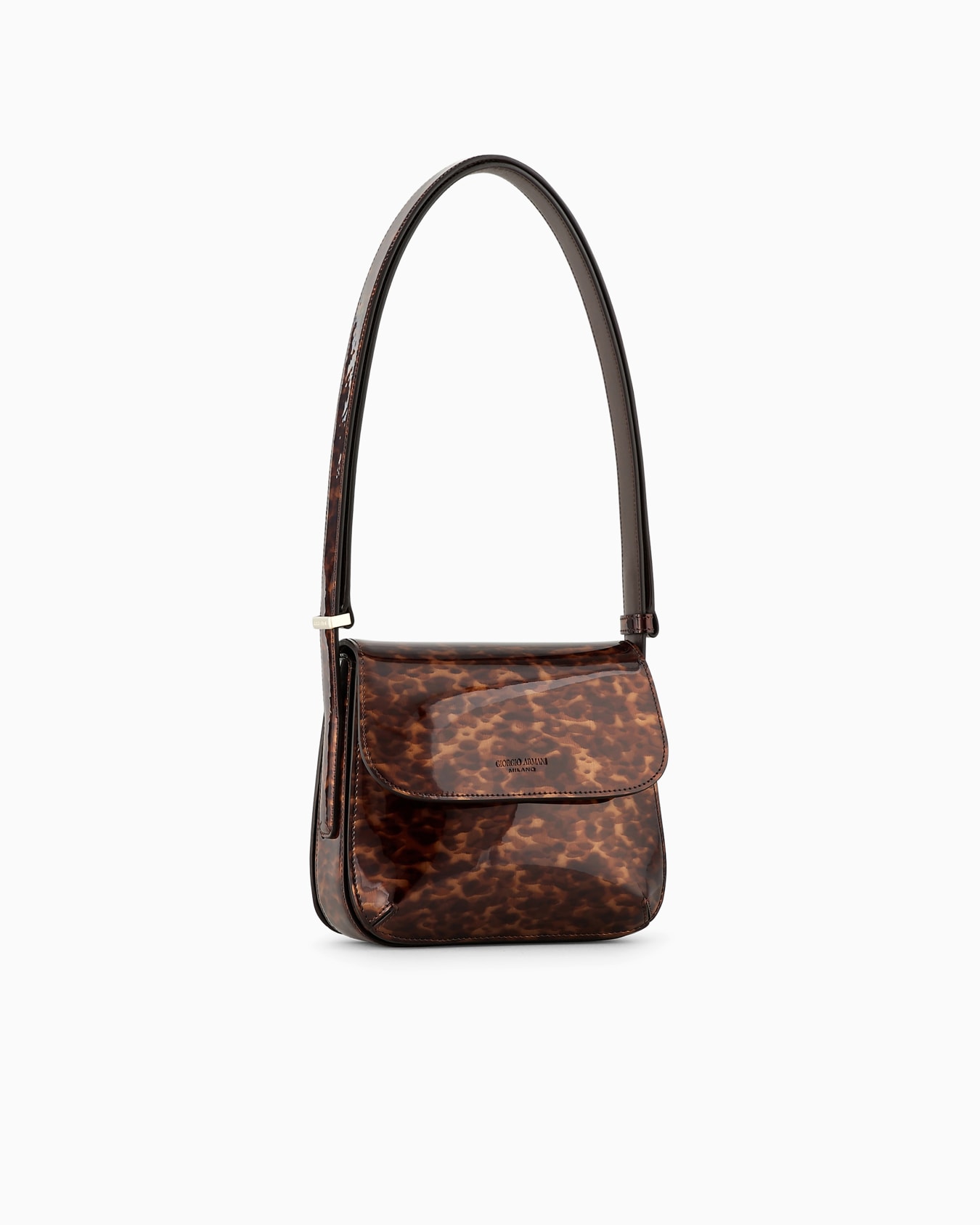 La Prima bag in tortoiseshell patent leather Slide 1